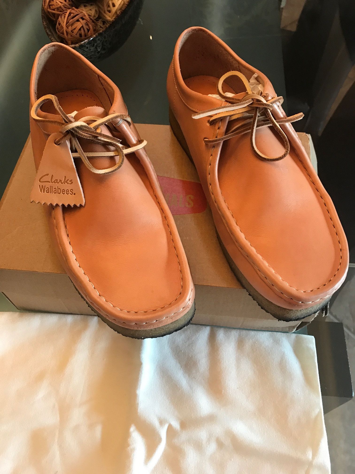 Wallabee in Natural Veg Tan Leather