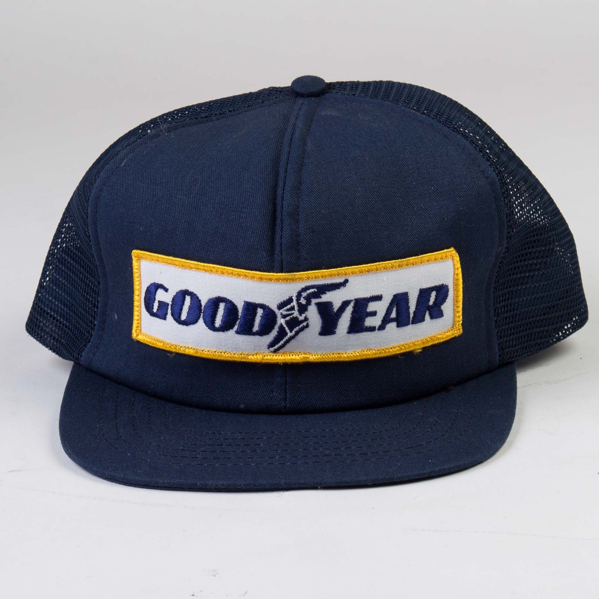 Vintage Vintage GOODYEAR Tires Snapback Trucker Hat Size ONE SIZE - 1 Thumbnail