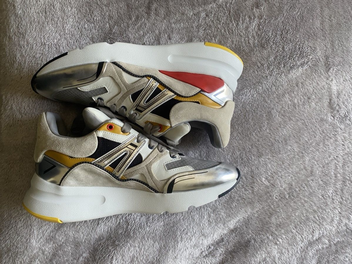 Alpha Industries Alexander McQueen Oversized Patchwork Runner Cocktail White Grailed