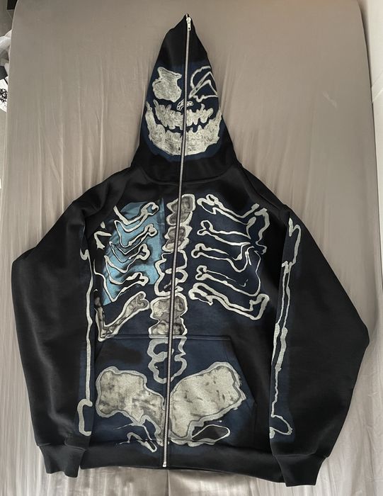 travis scott fragment skeleton hoodie