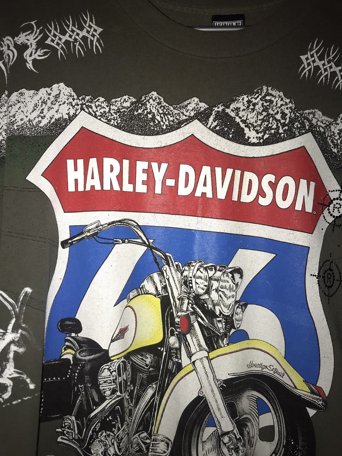Vintage Harley Davidson X Year 2000 King Of The Road T Shirt Size US XL / EU 56 / 4 - 5 Thumbnail