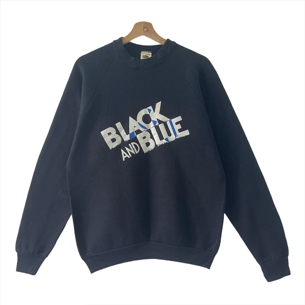 Vintage Vintage 90s Black And Blue Movie Crewneck Sweatshirt Size M Size US M / EU 48-50 / 2 - 1 Thumbnail