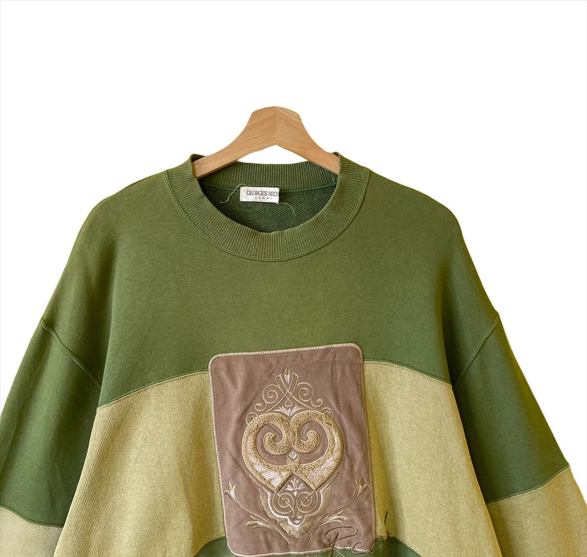 Designer Vintage Georges Rech Homme Crewneck Sweatshirt Oversize L Size US L / EU 52-54 / 3 - 4 Thumbnail