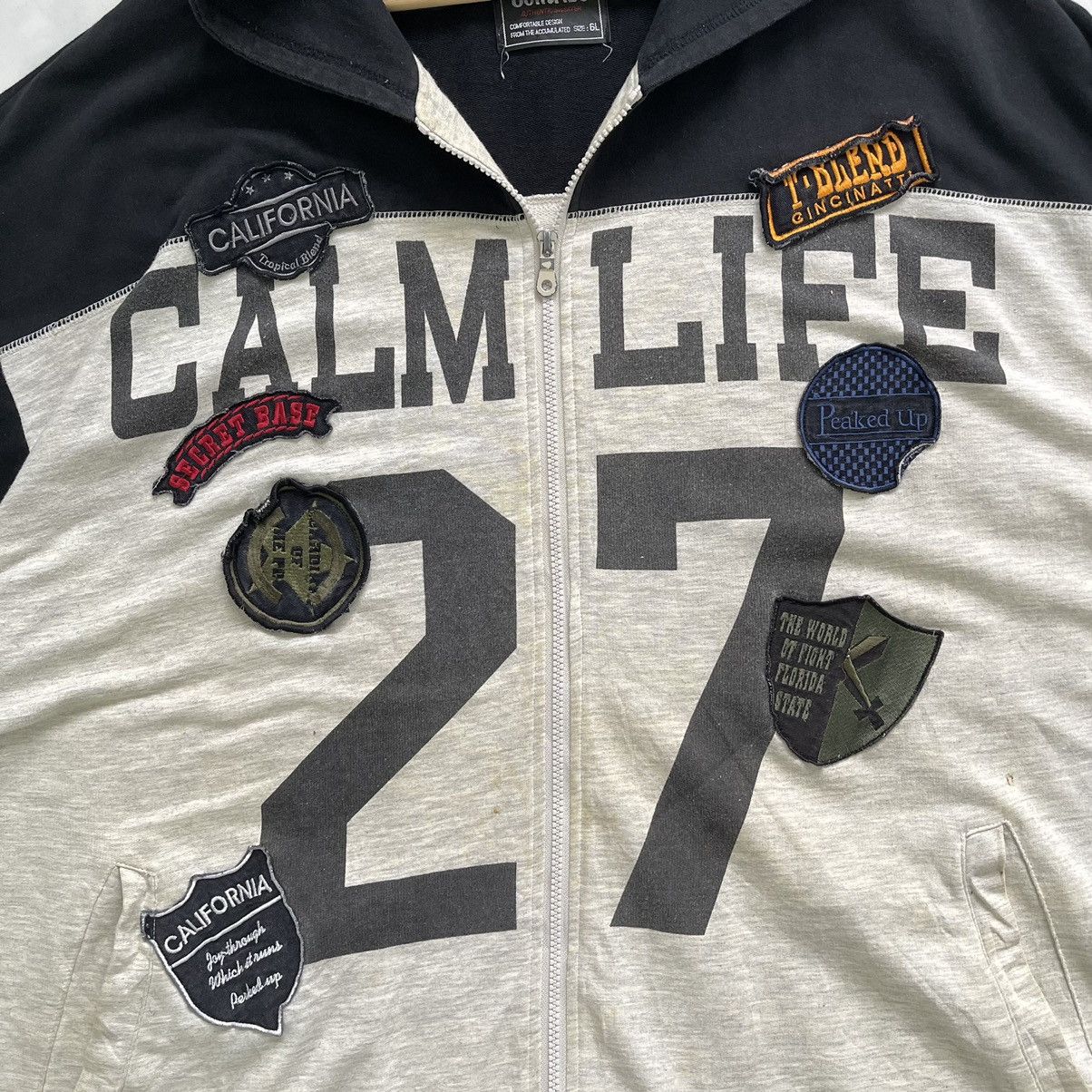 Japanese Brand California Calm Life Big Logo Shortsleeve Hoodie Size XXL Size US XXL / EU 58 / 5 - 5 Thumbnail