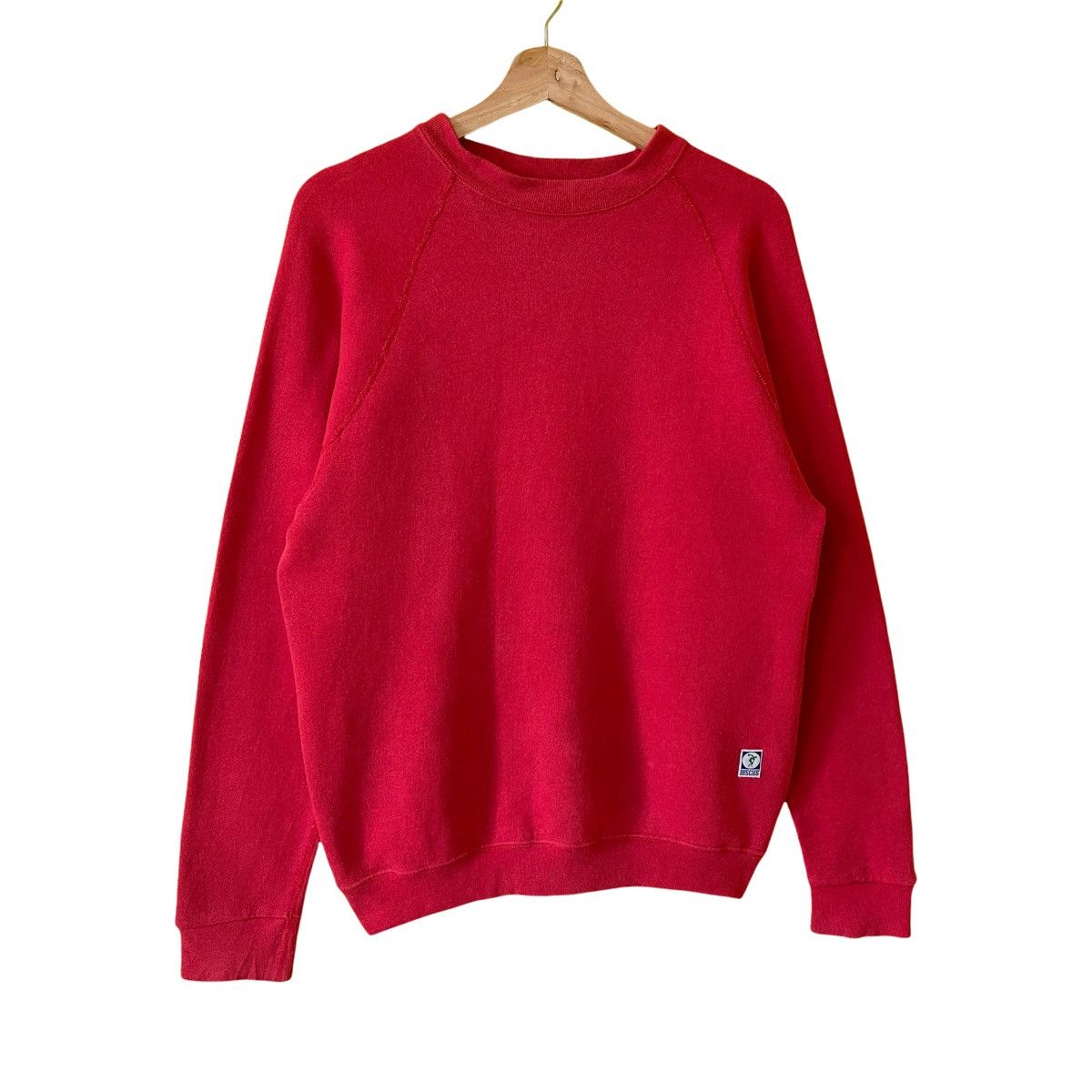Russell Athletic Vintage 90s Discus Athletic Plain Crewneck Sweatshirt Size M Size US M / EU 48-50 / 2 - 2 Thumbnail