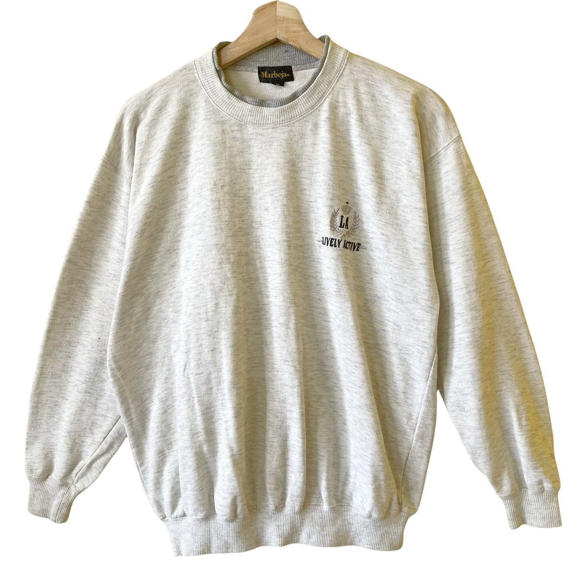 Japanese Brand Vintage Marbeja Lively Small Logo Crewneck Sweatshirt Size M Size US M / EU 48-50 / 2 - 3 Thumbnail