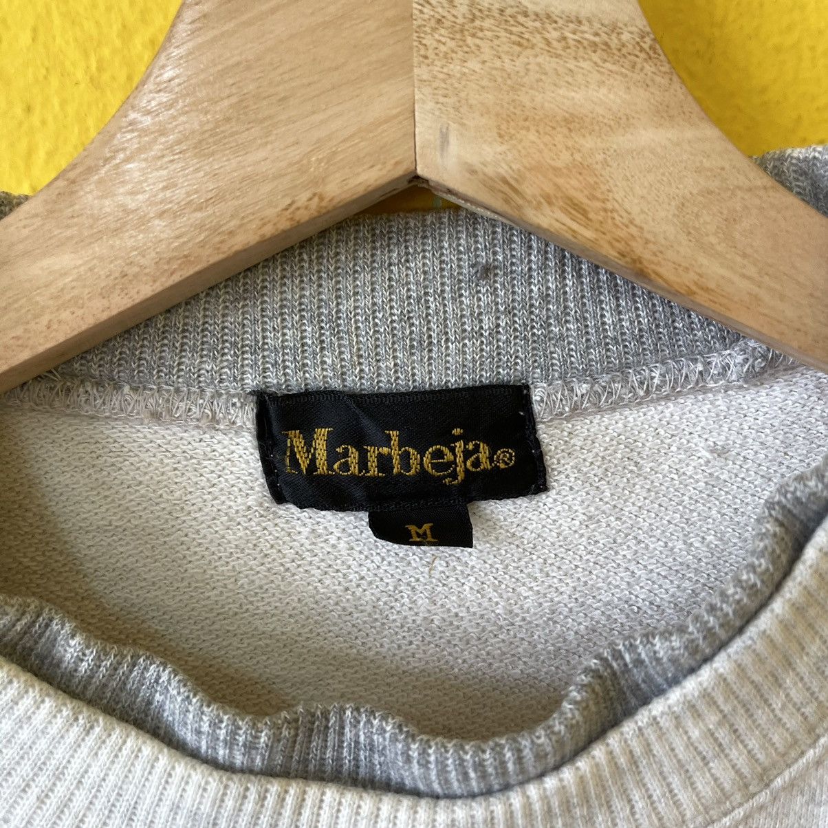 Japanese Brand Vintage Marbeja Lively Small Logo Crewneck Sweatshirt Size M Size US M / EU 48-50 / 2 - 8 Thumbnail
