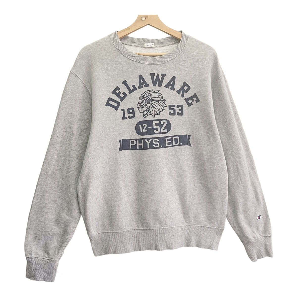 Champion Vintage 90’s Delaware Crewneck Sweatshirt Size M Size US M / EU 48-50 / 2 - 2 Thumbnail