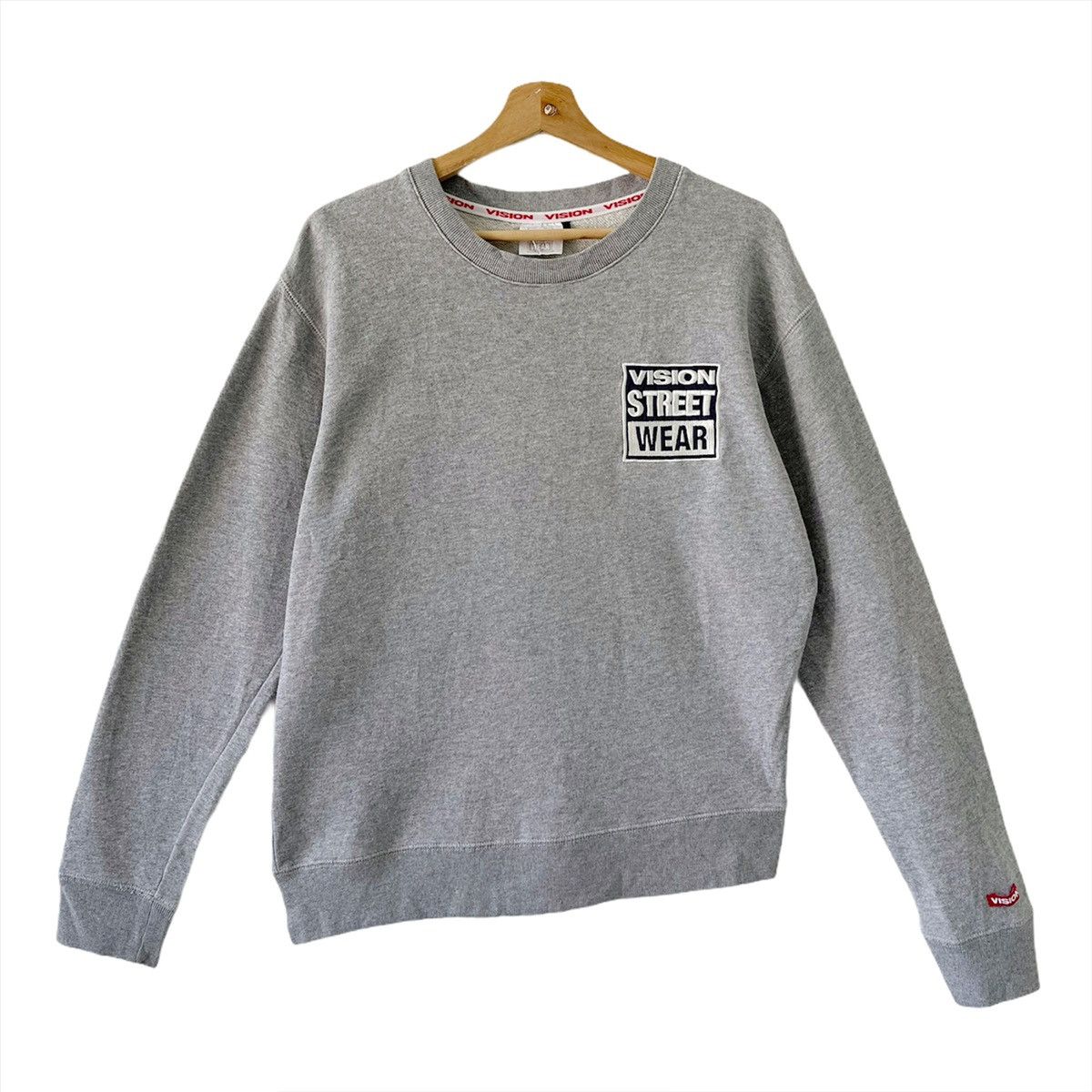 Vintage × Vision Streetwear Vision Streetwear Pullover Crewneck Sweatshirt Size M Size US M / EU 48-50 / 2 - 1 Thumbnail