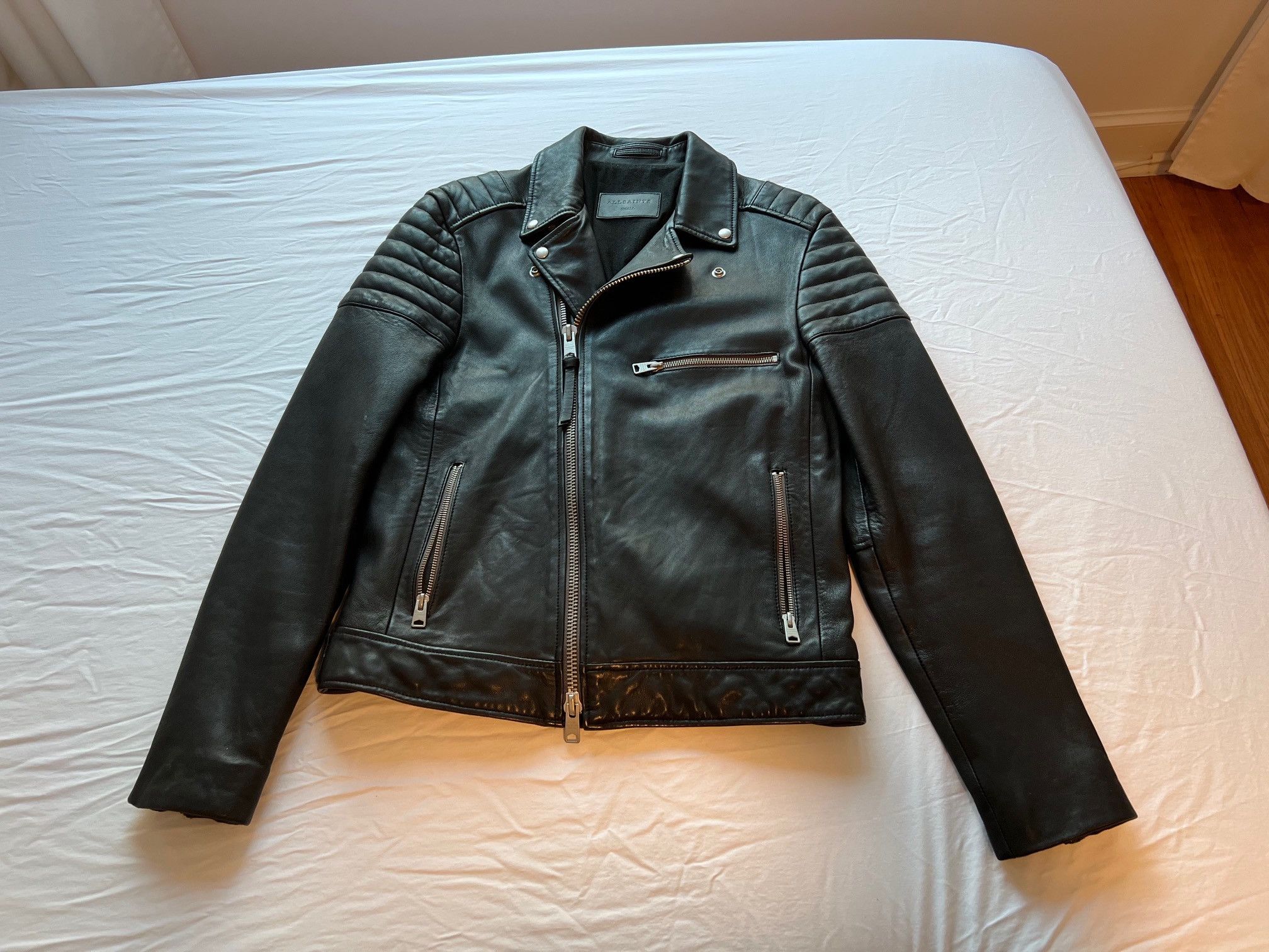 Allsaints All Saints Leather Jacket Size US S / EU 44-46 / 1 - 1 Preview