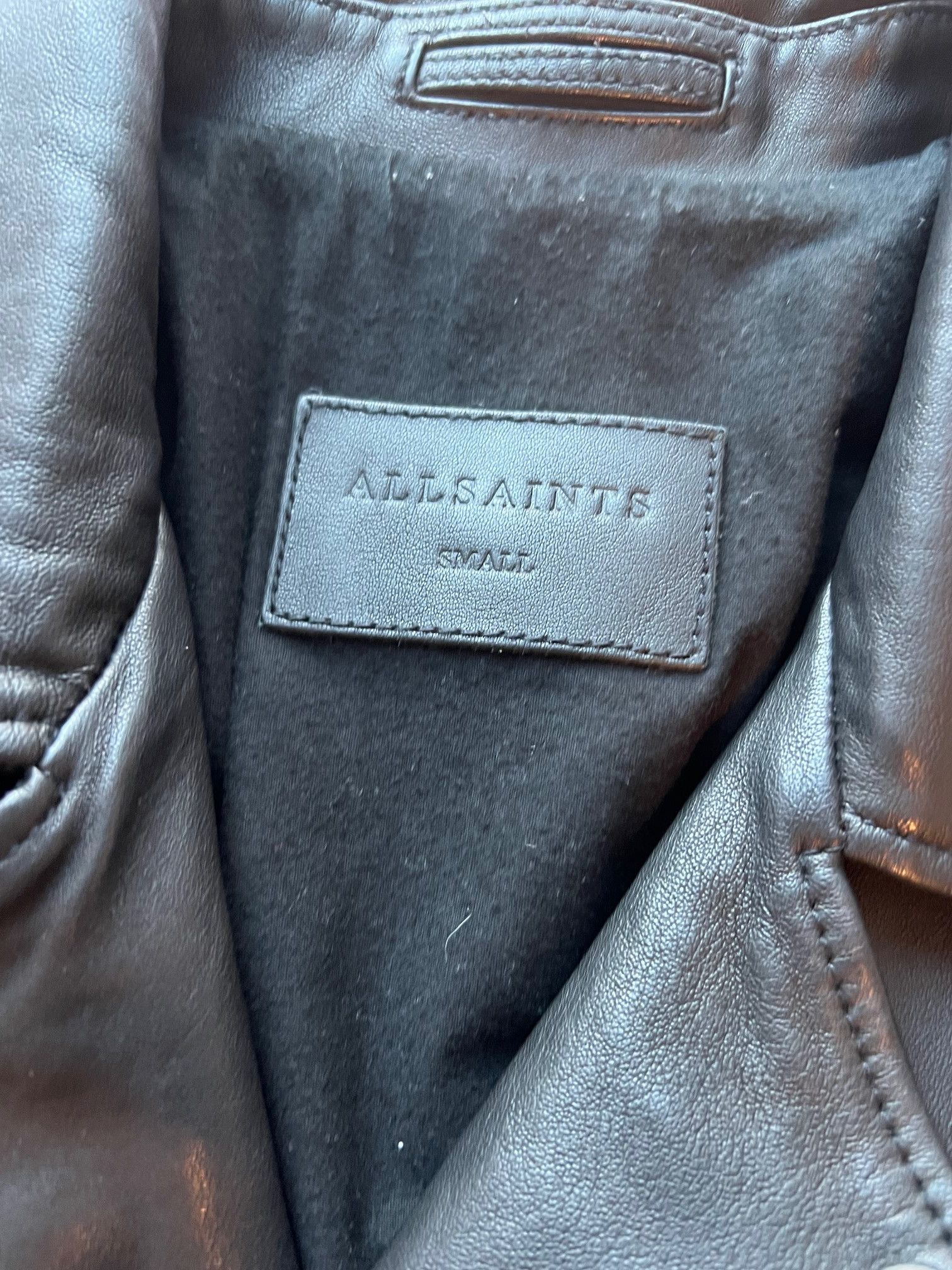 Allsaints All Saints Leather Jacket Size US S / EU 44-46 / 1 - 3 Preview
