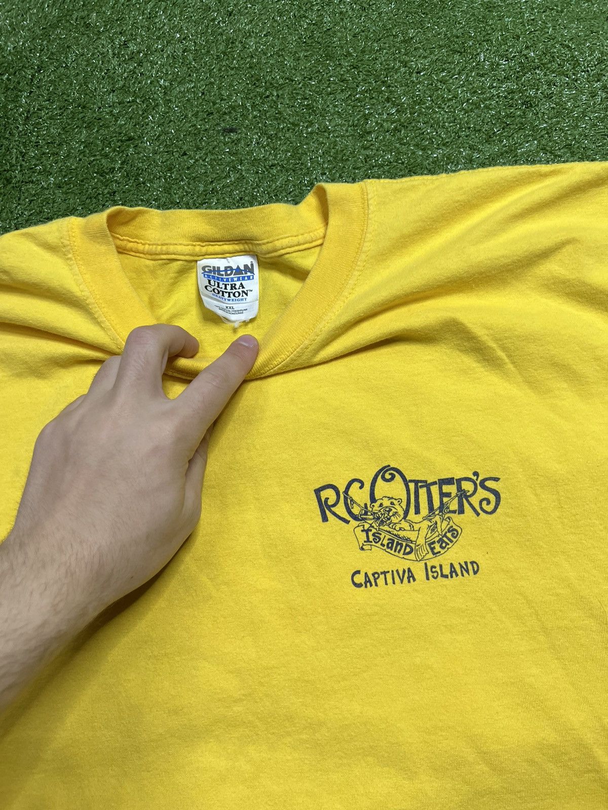 Vintage vintage rc otters captiva island eats yellow destination | Grailed