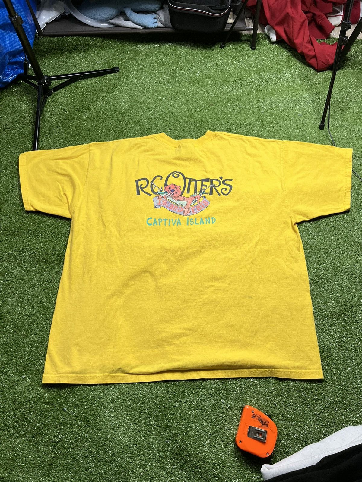 Vintage vintage rc otters captiva island eats yellow destination | Grailed