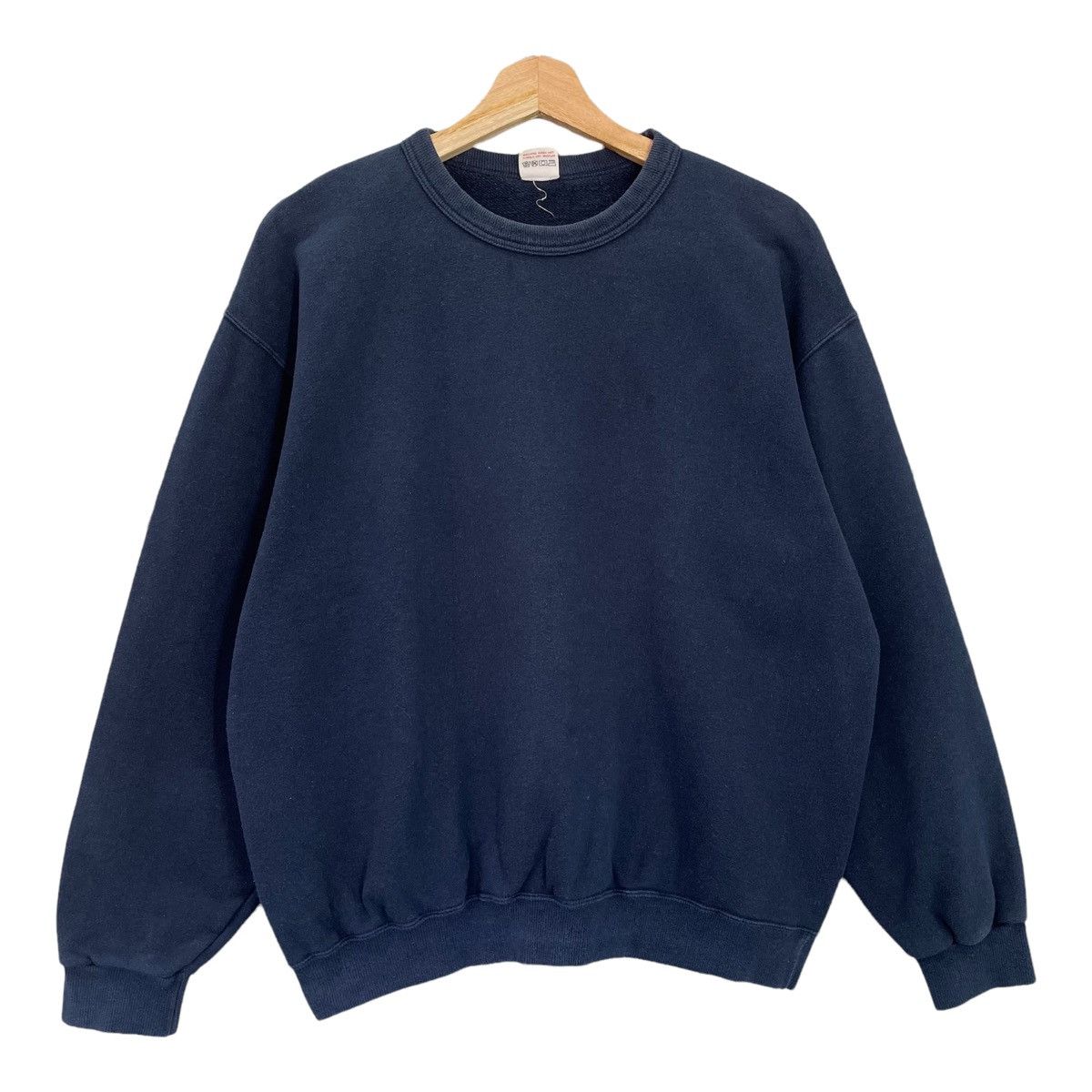 Hanes Vintage 90s Hanes Big Logo Crewneck Sweatshirt Size M Size US M / EU 48-50 / 2 - 5 Thumbnail