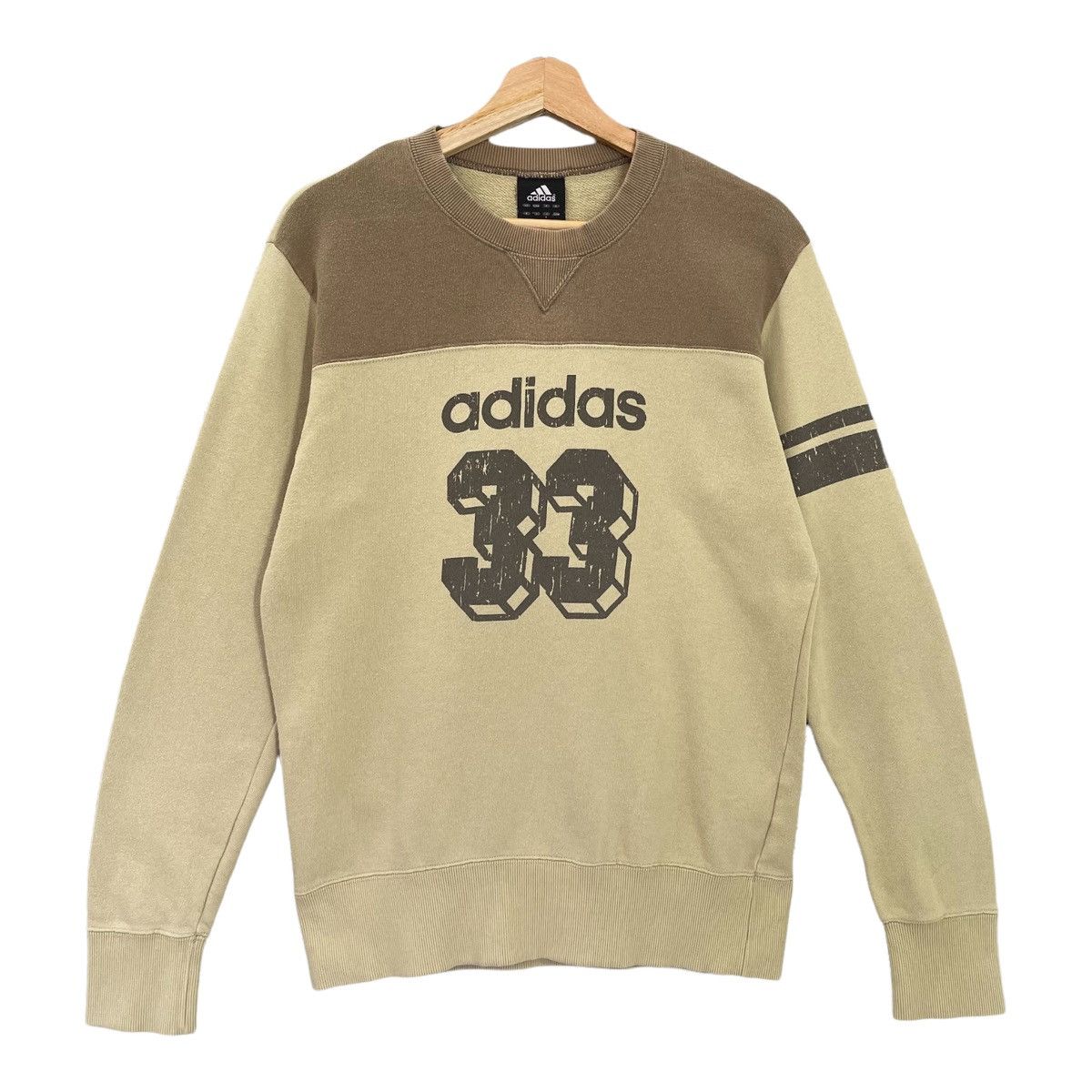 Adidas Adidas Big Logo Printed Crewneck Sweatshirt Size M Size US M / EU 48-50 / 2 - 1 Thumbnail