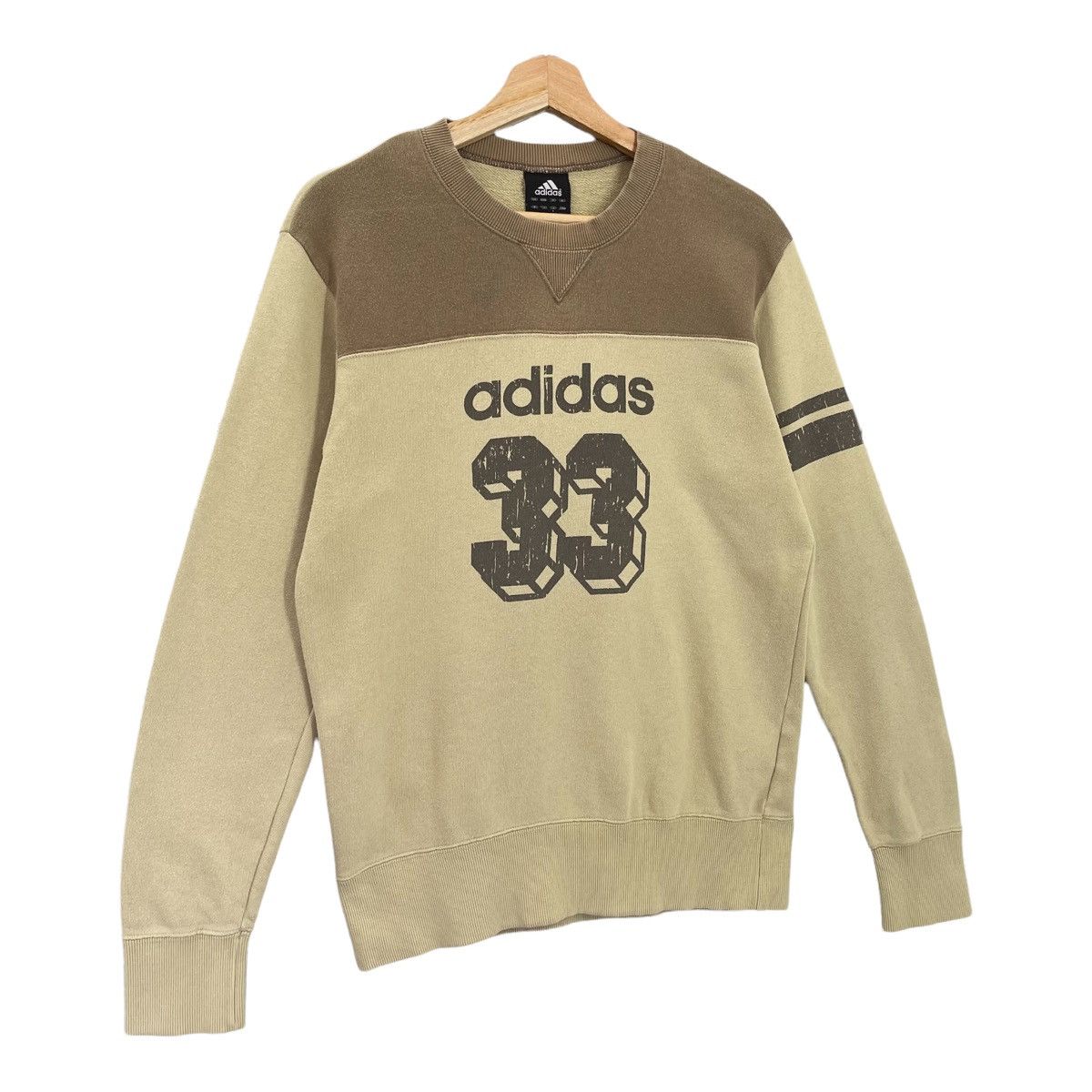 Adidas Adidas Big Logo Printed Crewneck Sweatshirt Size M Size US M / EU 48-50 / 2 - 2 Thumbnail