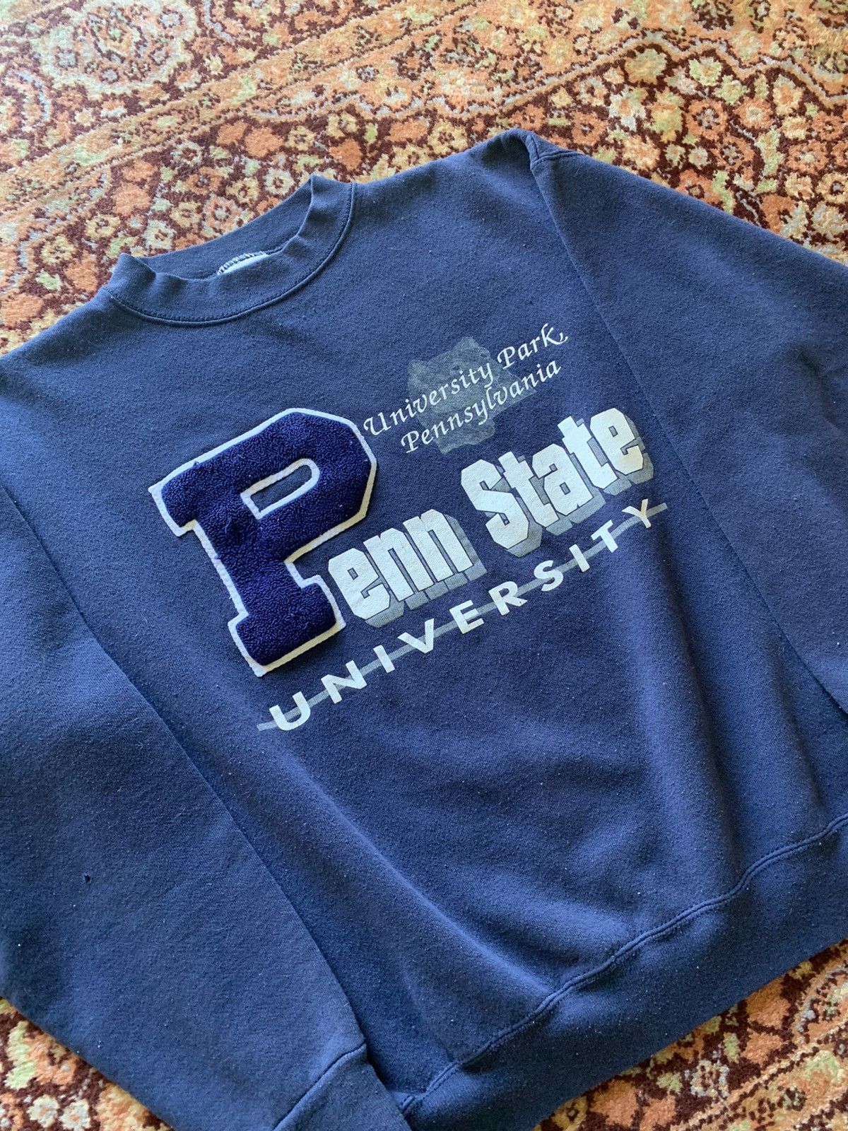 Other Vintage 90s Boxy Crewneck ( Penn State ) Size US M / EU 48-50 / 2 - 2 Thumbnail