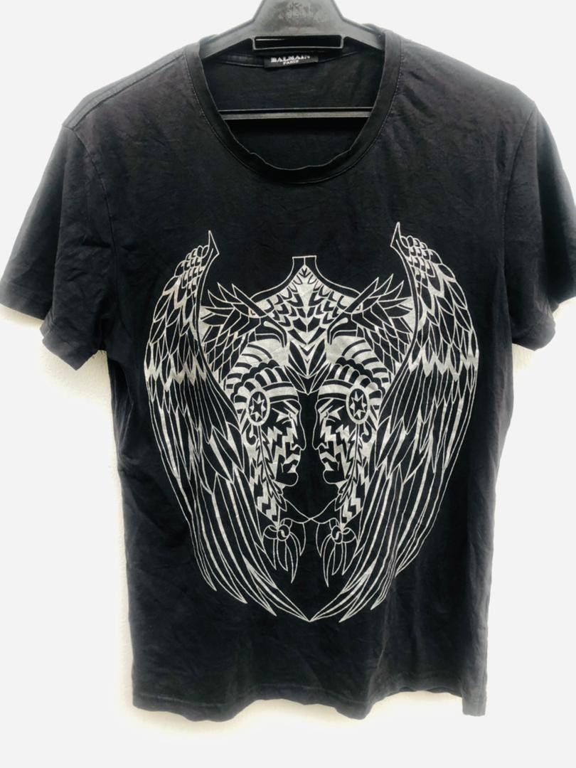 Japanese Brand Vintage Balmain Black Designed Fashion Style Shirt Size US M / EU 48-50 / 2 - 1 Thumbnail