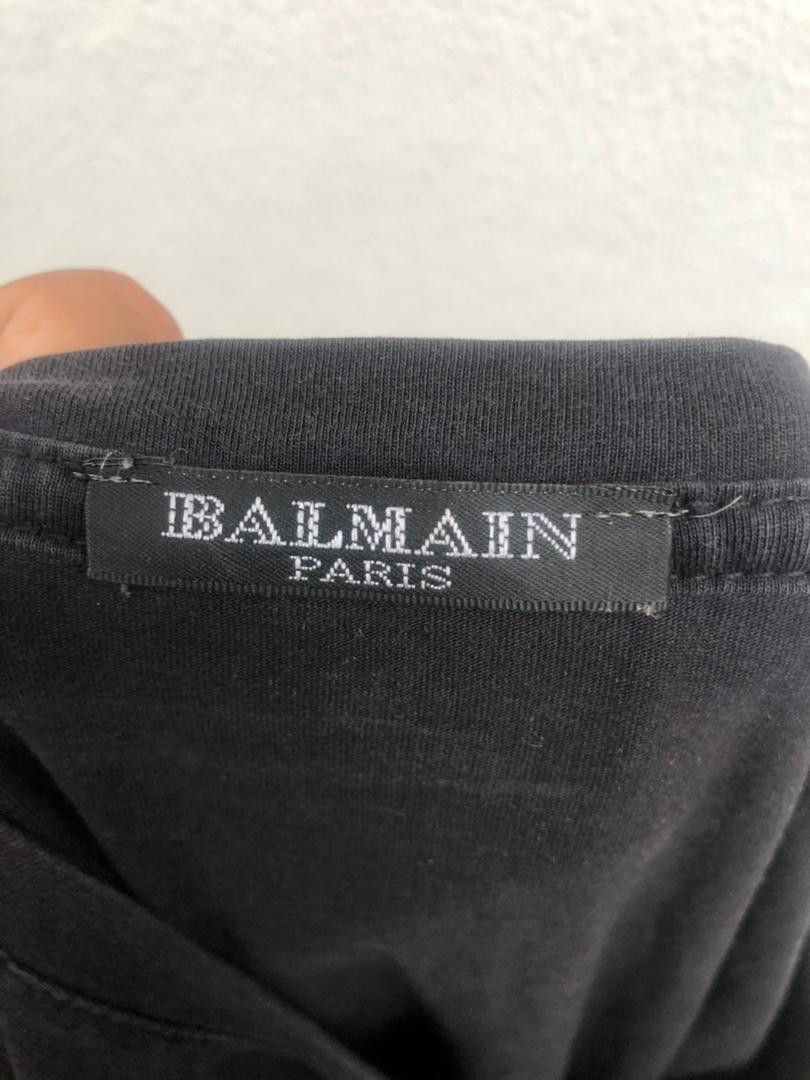 Japanese Brand Vintage Balmain Black Designed Fashion Style Shirt Size US M / EU 48-50 / 2 - 8 Thumbnail