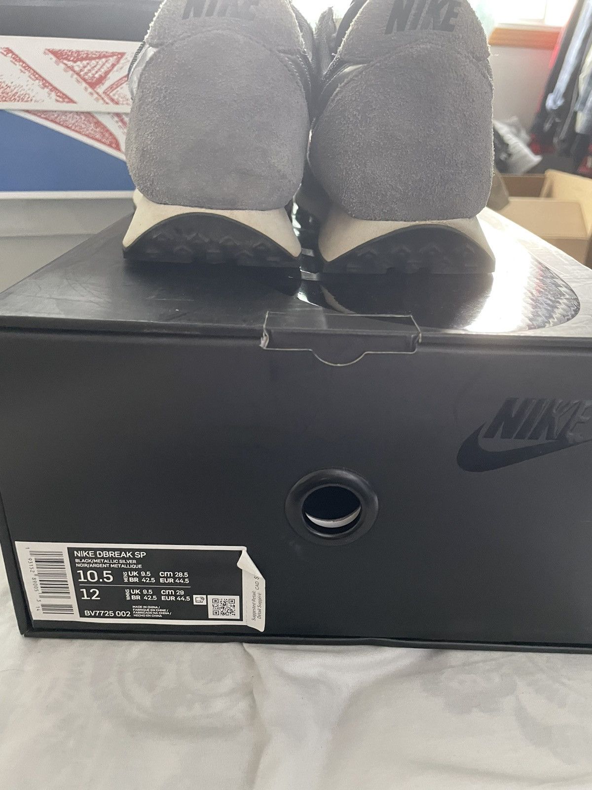 Nike Nike Daybreak SP Black/Metallic Silver Size US 10 / EU 43 - 7 Thumbnail