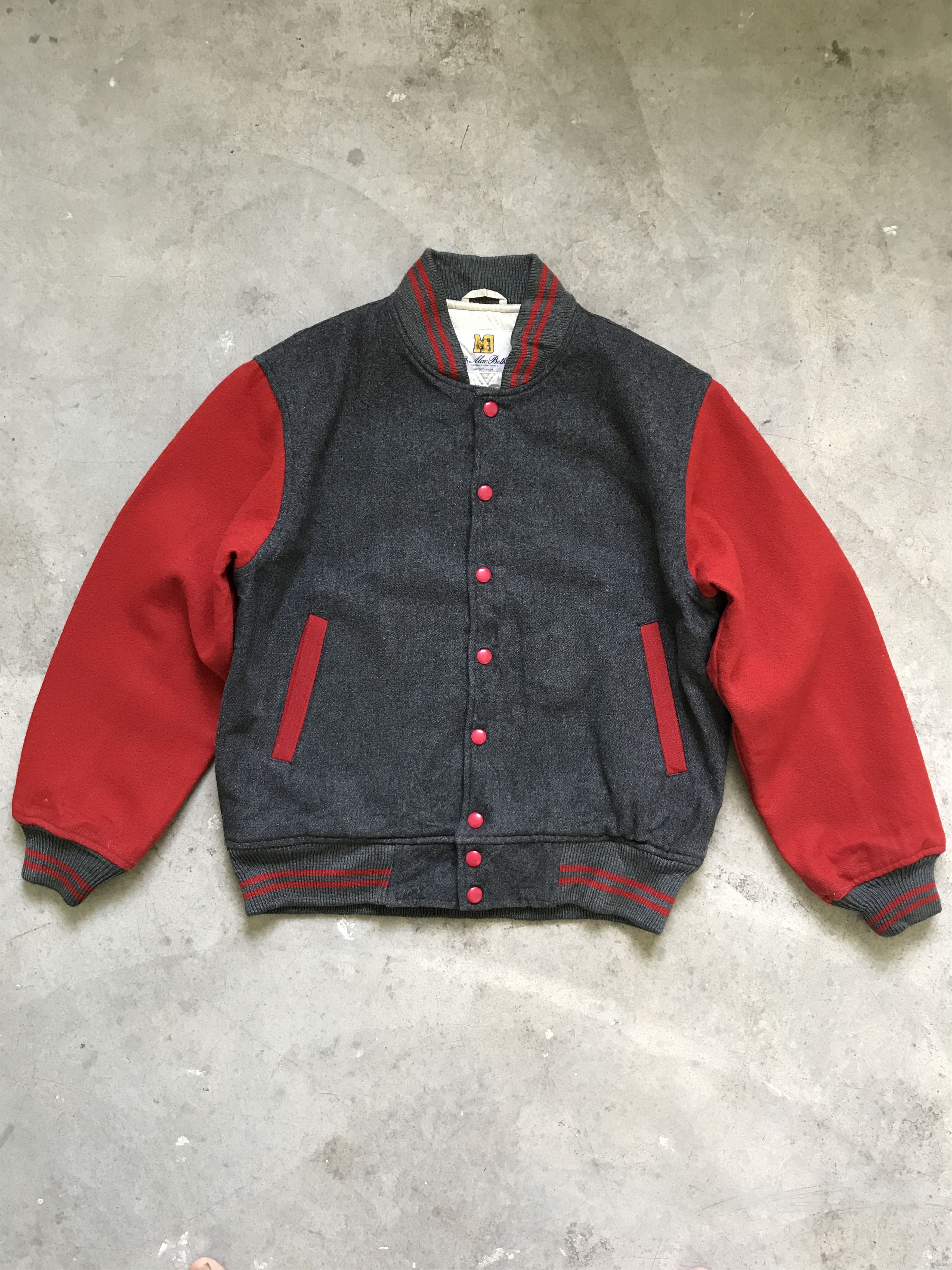 Macbeth × Vintage 💥VINTAGE💥Vintage MacBeth Varsity Jacket Size US M / EU 48-50 / 2 - 1 Thumbnail