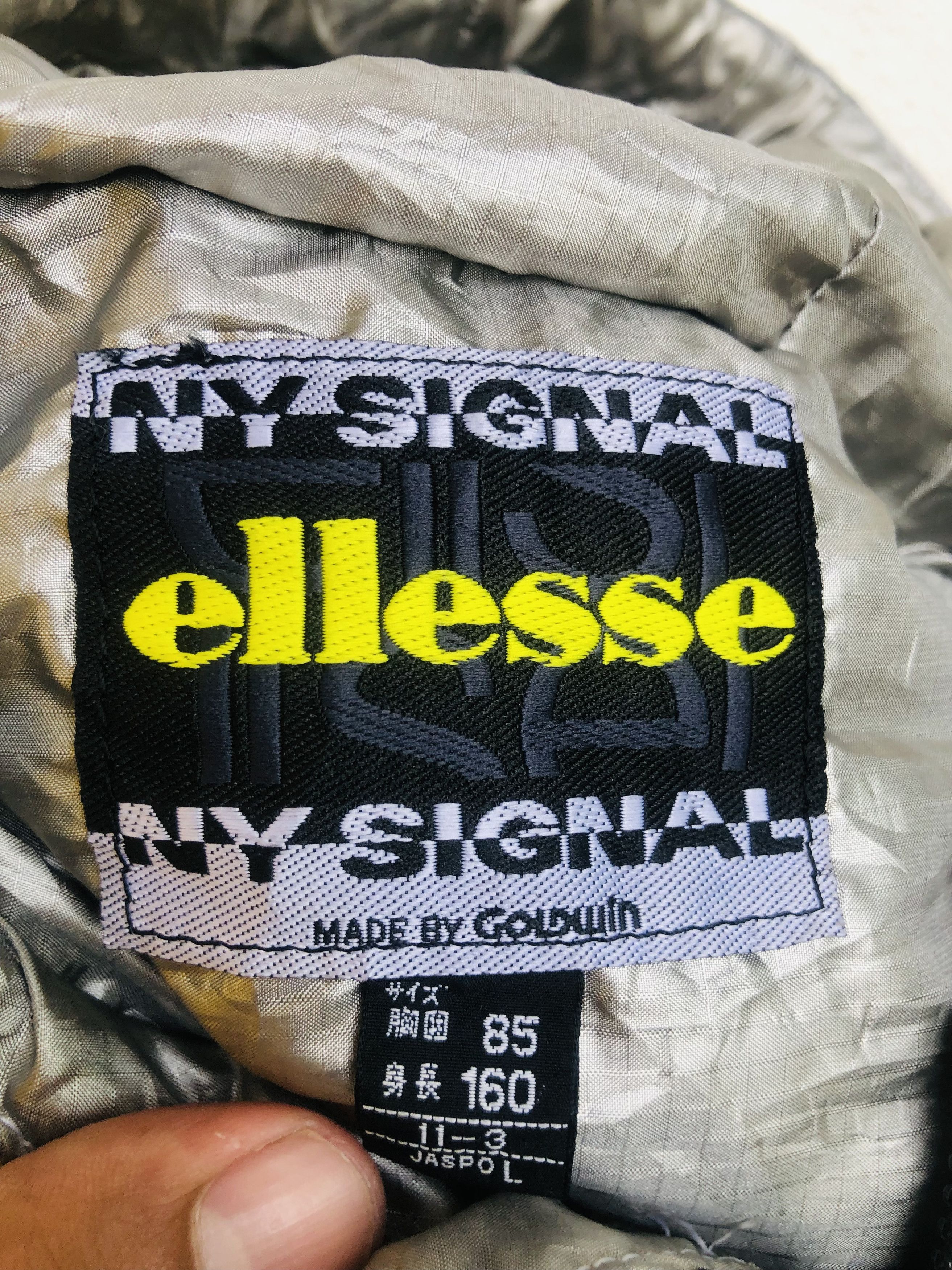 Ellesse × Japanese Brand Vintage Ellesse NY Signal Bomber Vest Travis Scott Size US M / EU 48-50 / 2 - 8 Thumbnail
