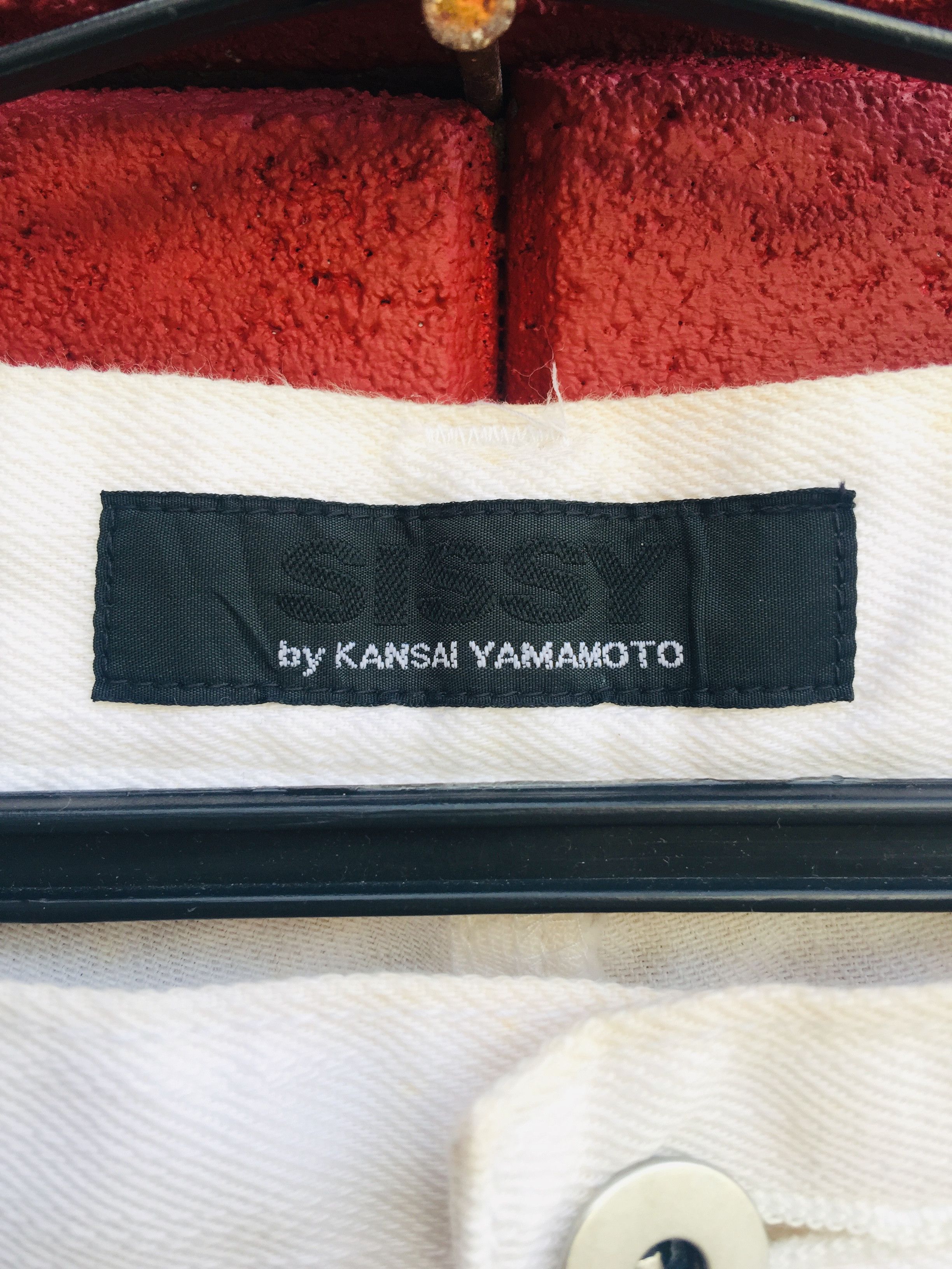 Japanese Brand Vintage Kansai Yamamoto Sissy Style Fashion Denim Size US 33 - 5 Thumbnail