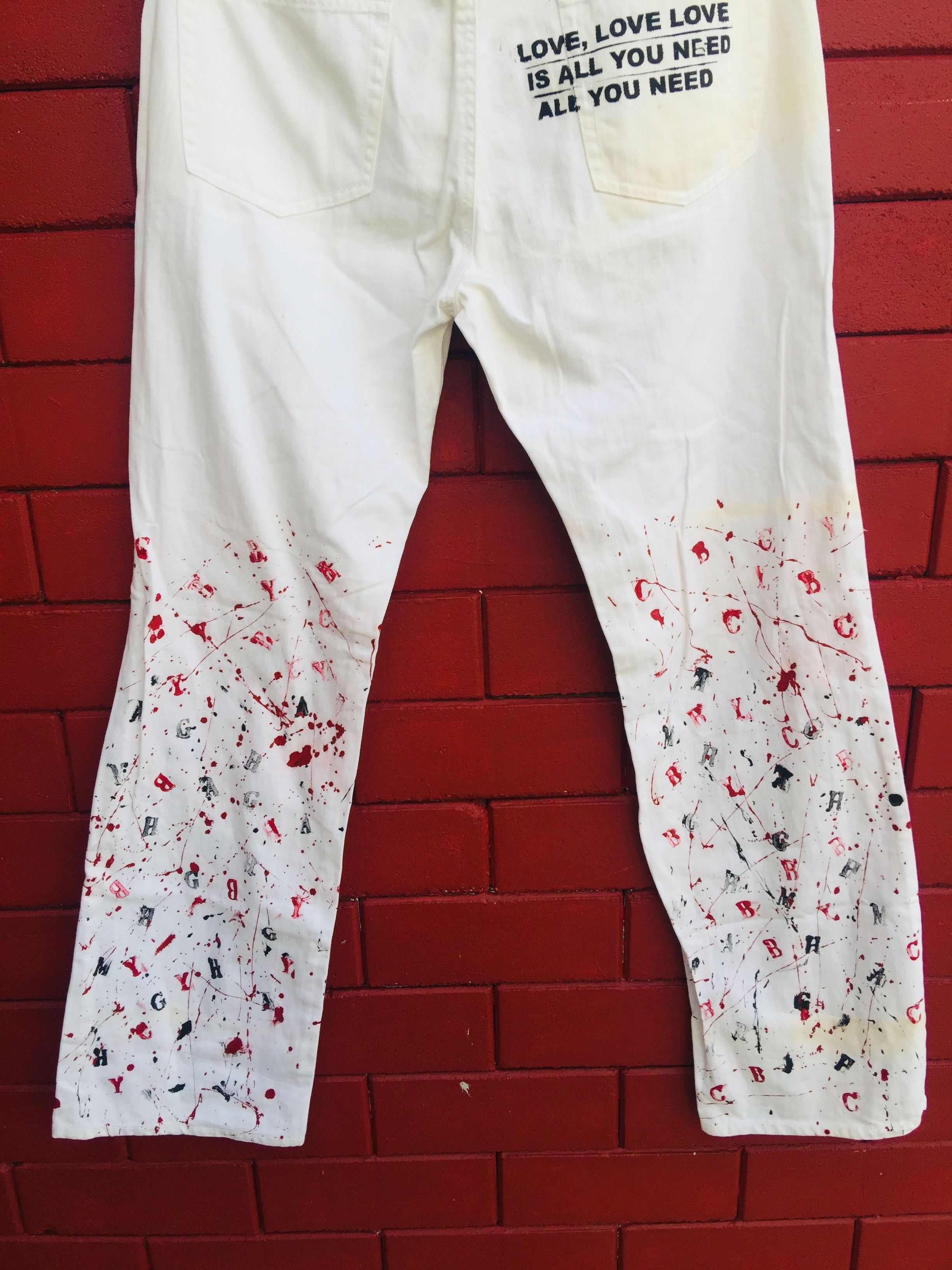 Japanese Brand Vintage Kansai Yamamoto Sissy Style Fashion Denim Size US 33 - 9 Thumbnail