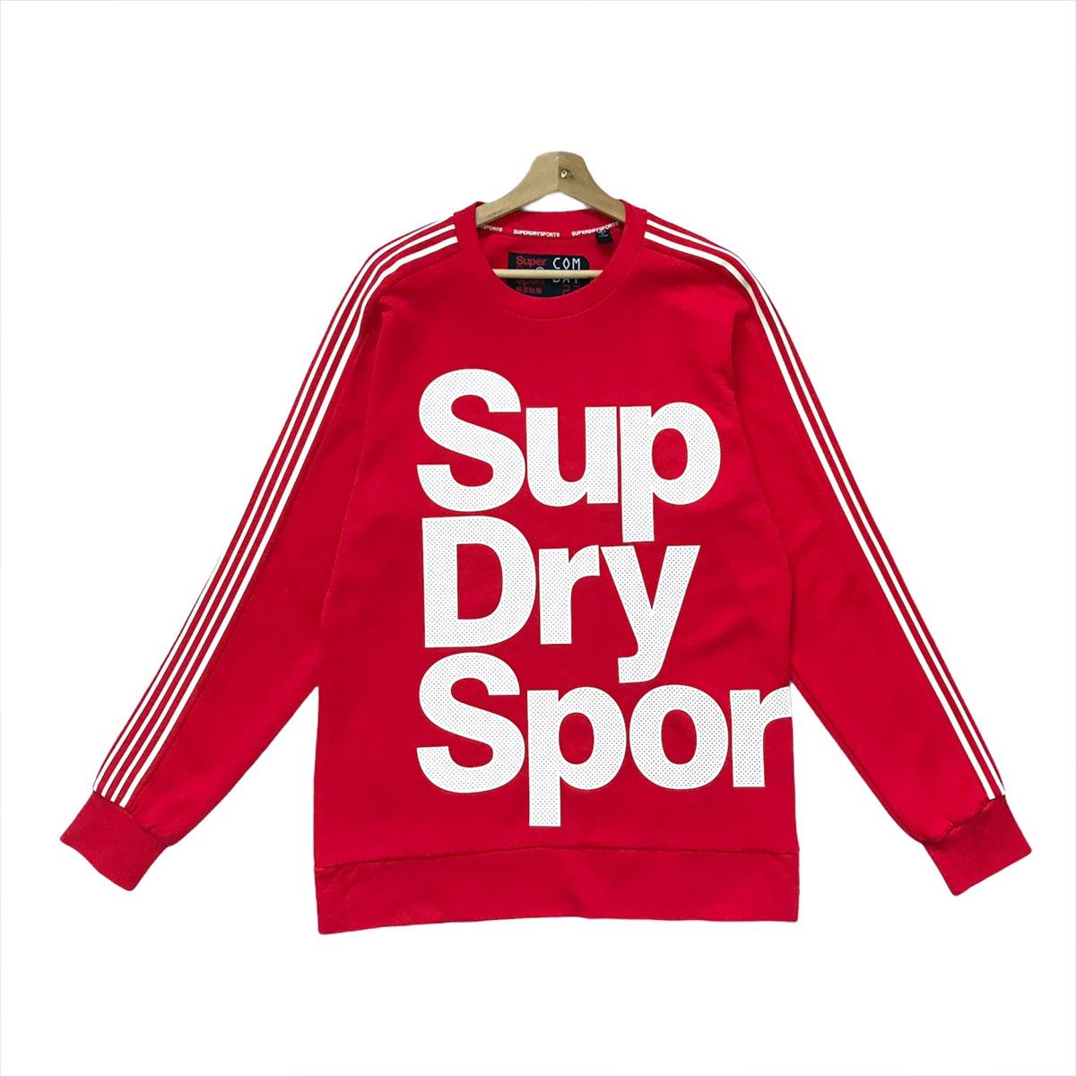 Superdry Superdry Big Logo Spellout Crewneck Sweatshirt Size M Size US M / EU 48-50 / 2 - 1 Thumbnail