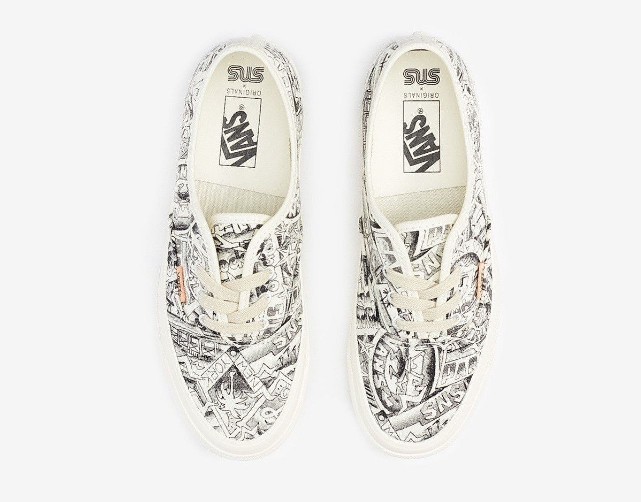 Sneakersnstuff Vans OG Authentic LX x SNS Marshmallow/Marshmallow Size US 10 / EU 43 - 8 Thumbnail
