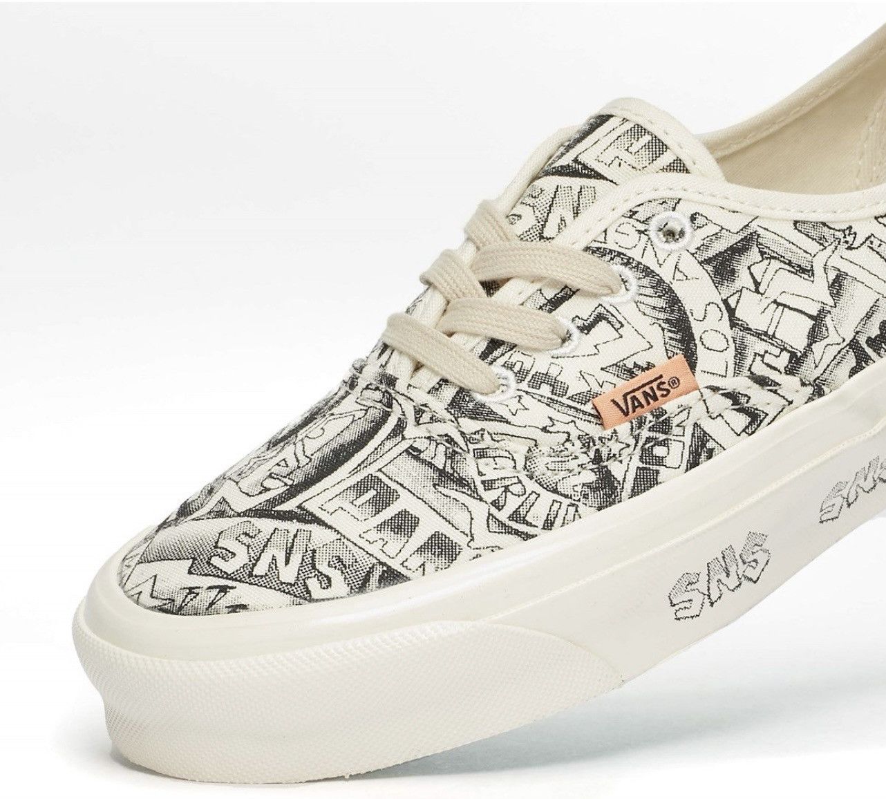 Sneakersnstuff Vans OG Authentic LX x SNS Marshmallow/Marshmallow Size US 10 / EU 43 - 6 Thumbnail