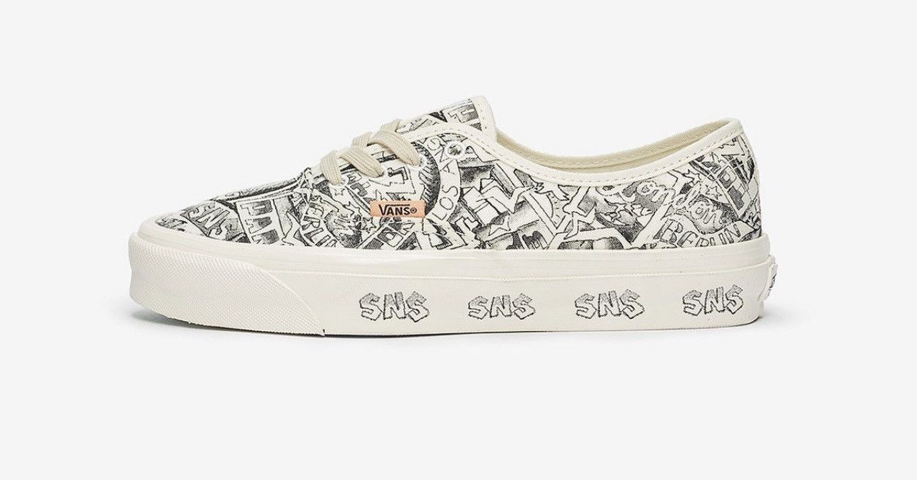 Sneakersnstuff Vans OG Authentic LX x SNS Marshmallow/Marshmallow Size US 10 / EU 43 - 4 Thumbnail