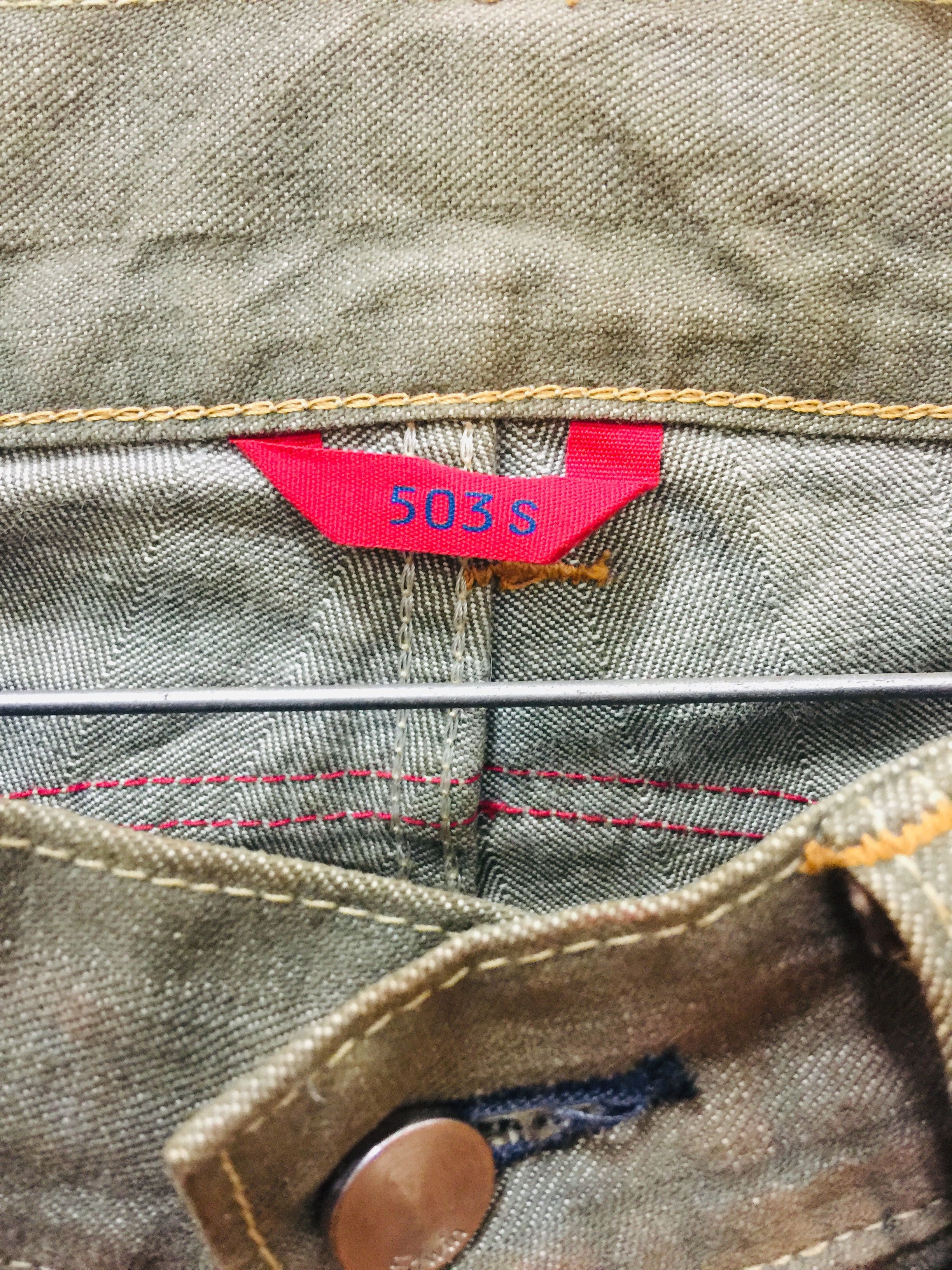 Japanese Brand Vintage Edwin Distressed Denim Travis Scott Fashion Style Size US 33 - 6 Thumbnail