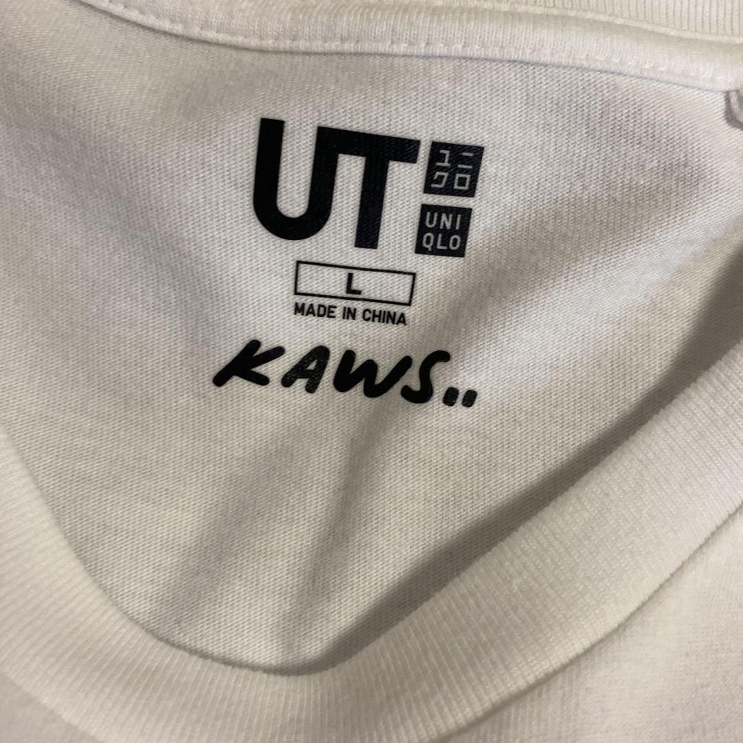 Kaws × Uniqlo UNIQLO × KAWS Short Sleeve T-Shirt White Cotton L Size US L / EU 52-54 / 3 - 2 Thumbnail