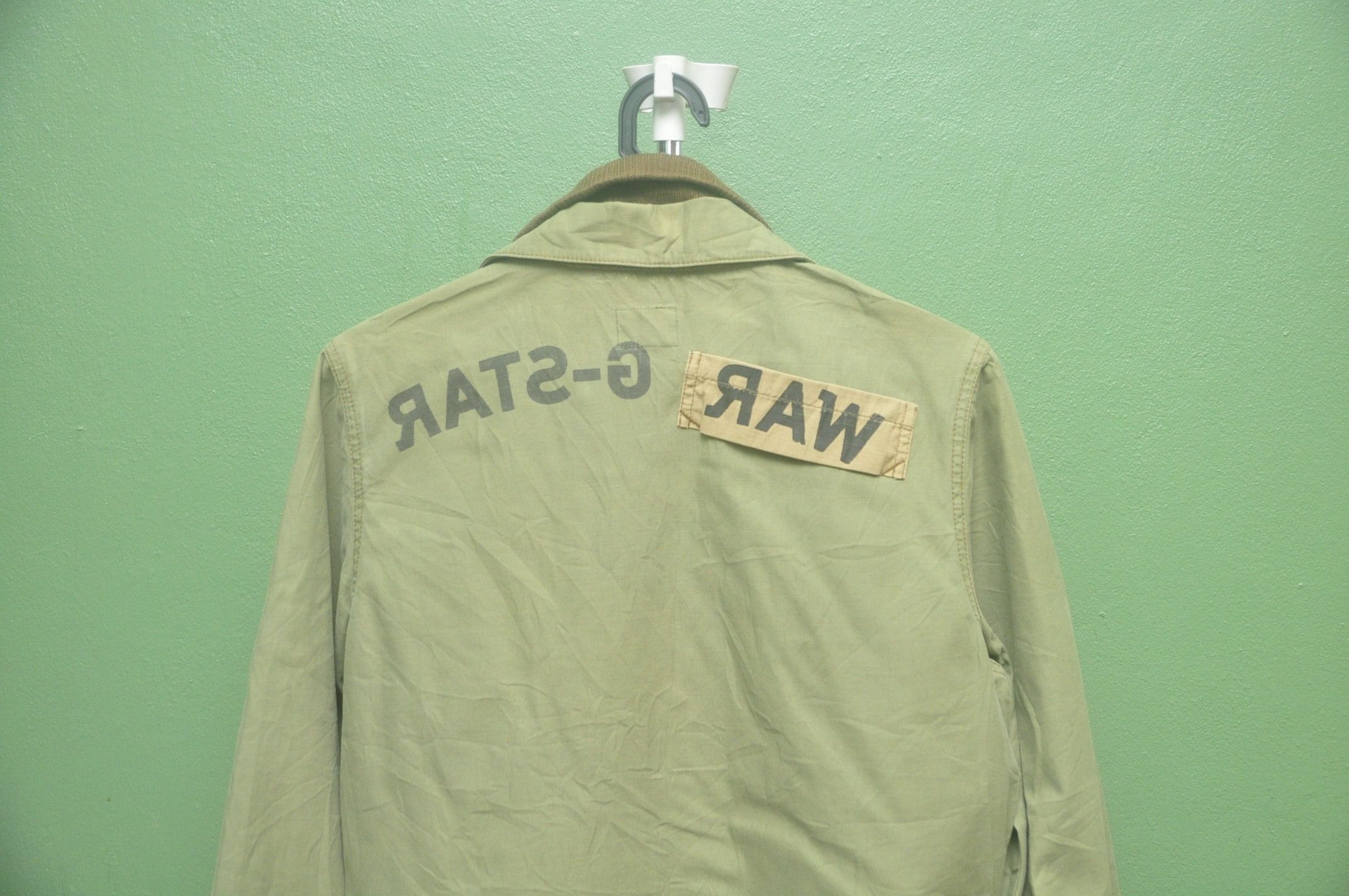 G-Star × Japanese Brand × Vintage G Star Raw Army Style Green Army Colour Jacket Size US M / EU 48-50 / 2 - 6 Thumbnail