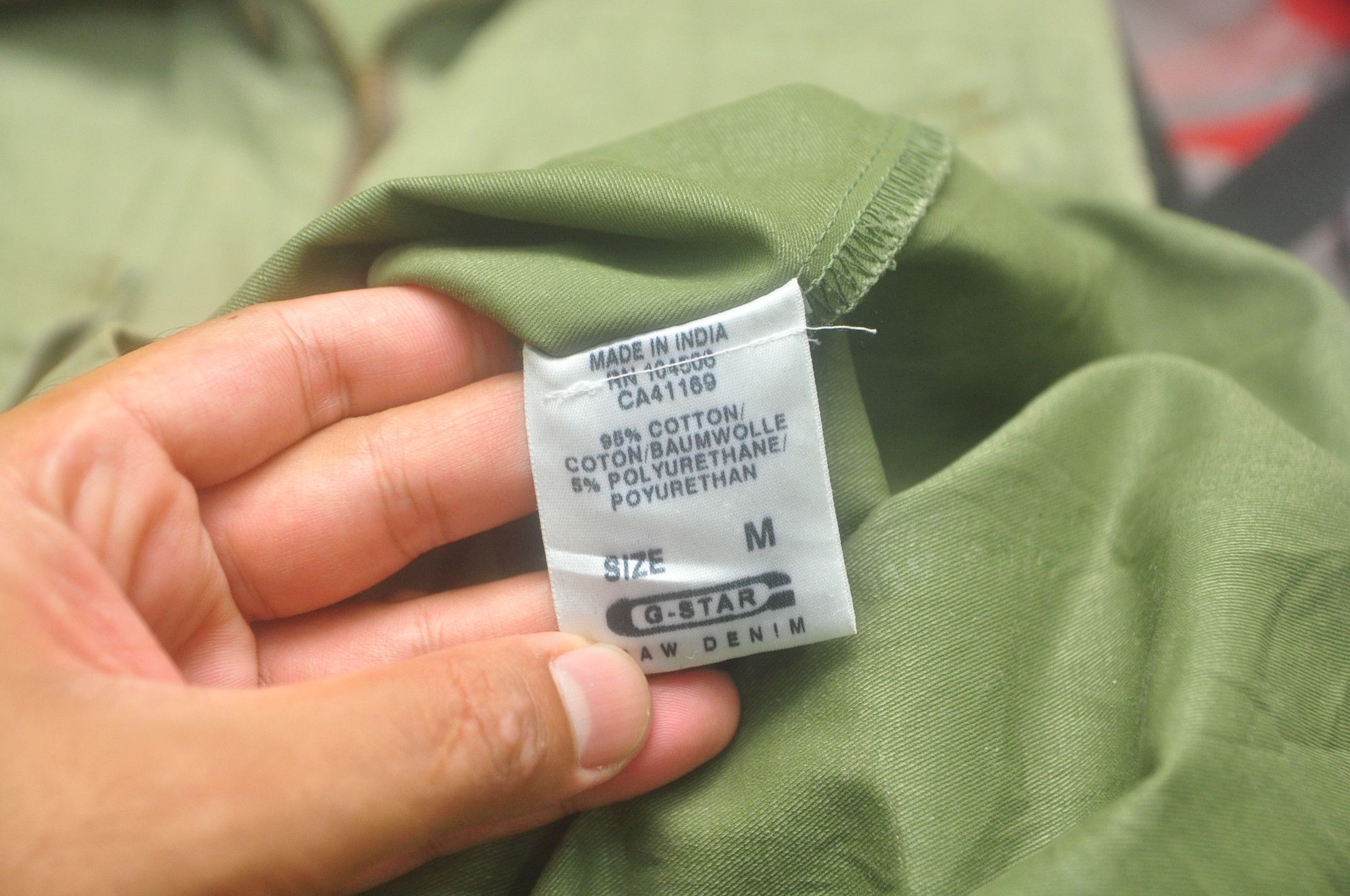 G-Star × Japanese Brand × Vintage G Star Raw Army Style Green Army Colour Jacket Size US M / EU 48-50 / 2 - 7 Thumbnail