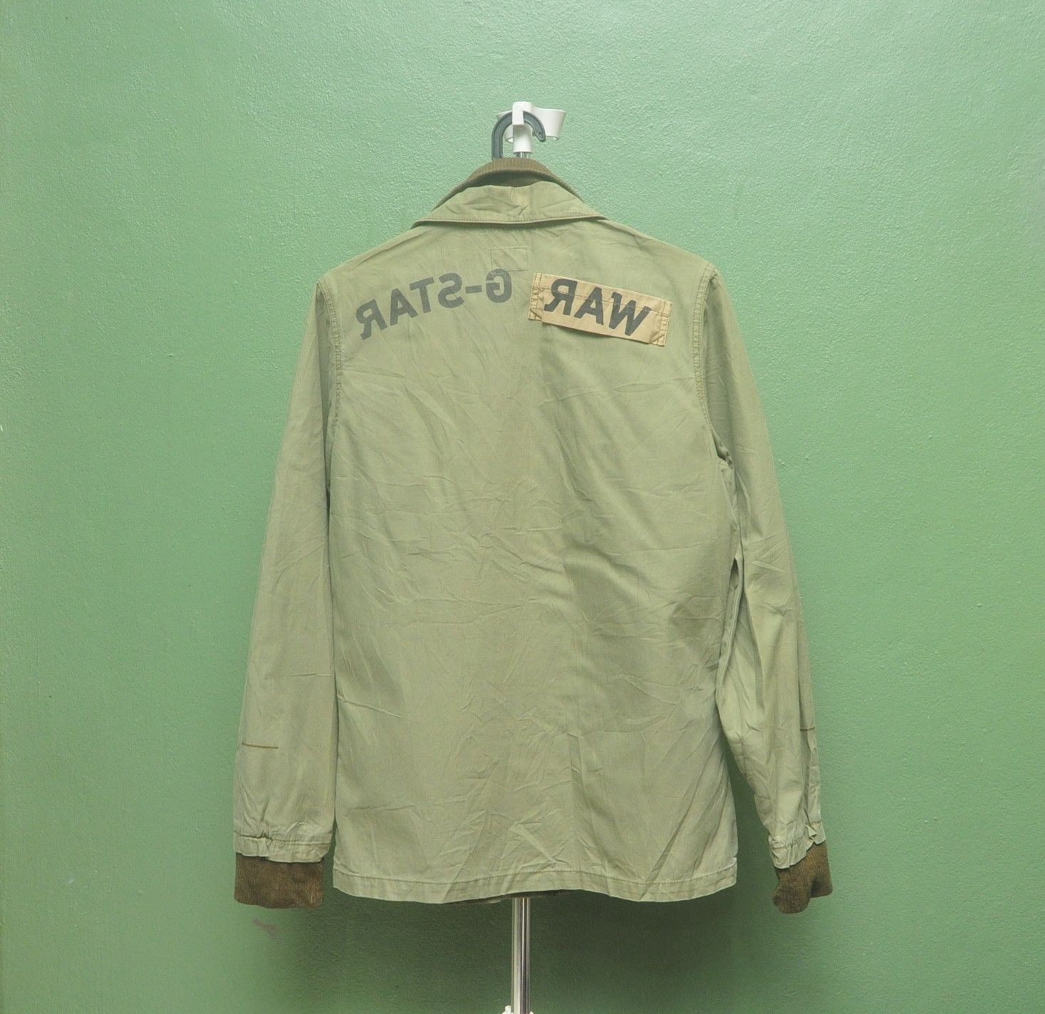 G-Star × Japanese Brand × Vintage G Star Raw Army Style Green Army Colour Jacket Size US M / EU 48-50 / 2 - 2 Thumbnail