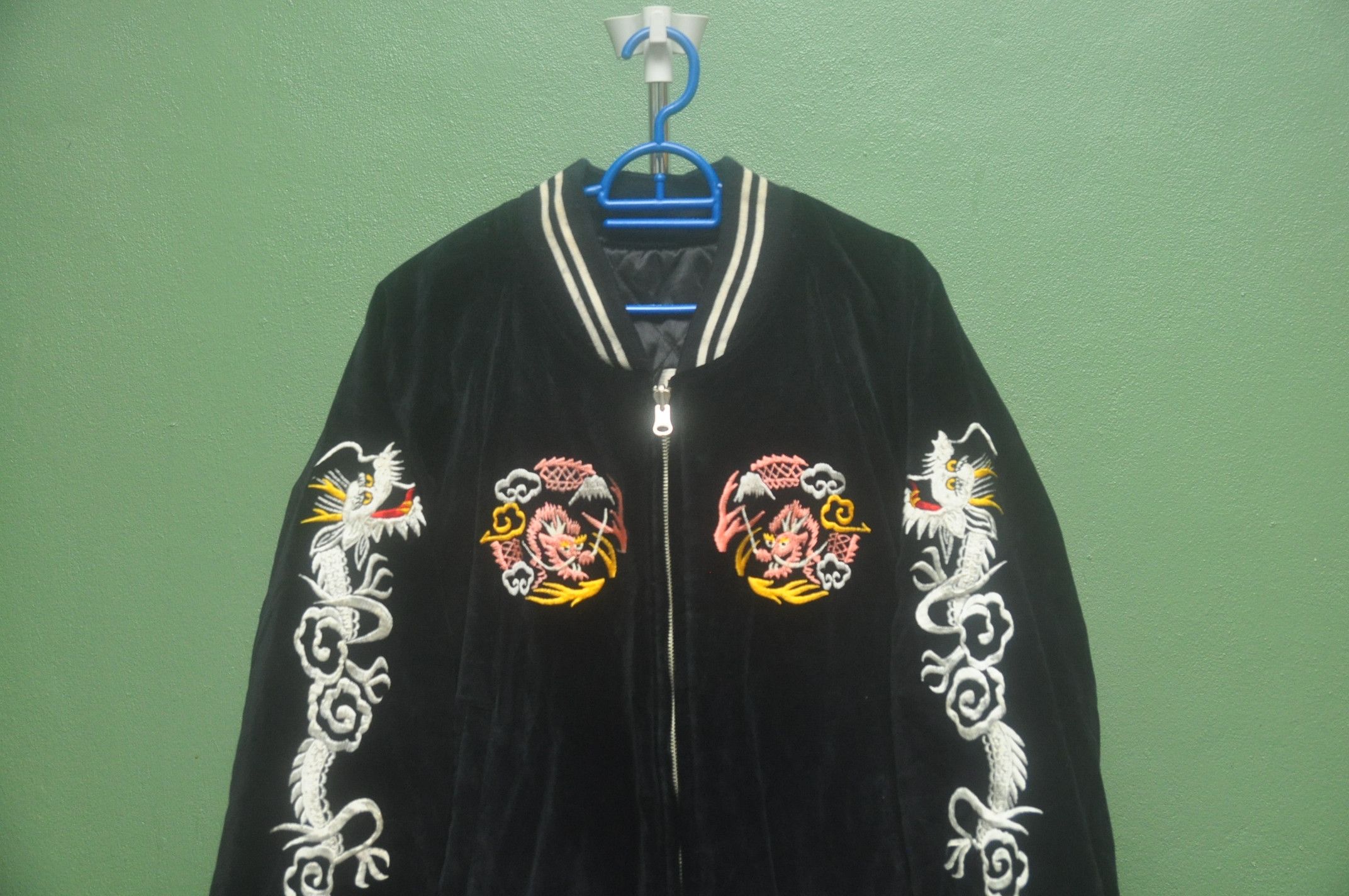 Toyo Enterprises × Vintage Vtg Reversible Souvenir Dragon Jacket Travis Scott Style Size US L / EU 52-54 / 3 - 3 Thumbnail