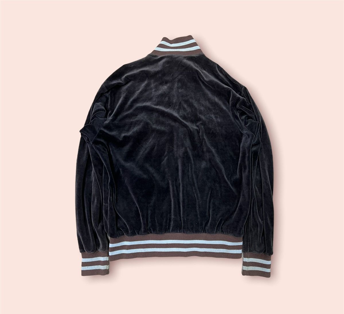 Puma × Vintage VINTAGE PUMA VELVET ZIPPER JACKET Size US L / EU 52-54 / 3 - 10 Thumbnail