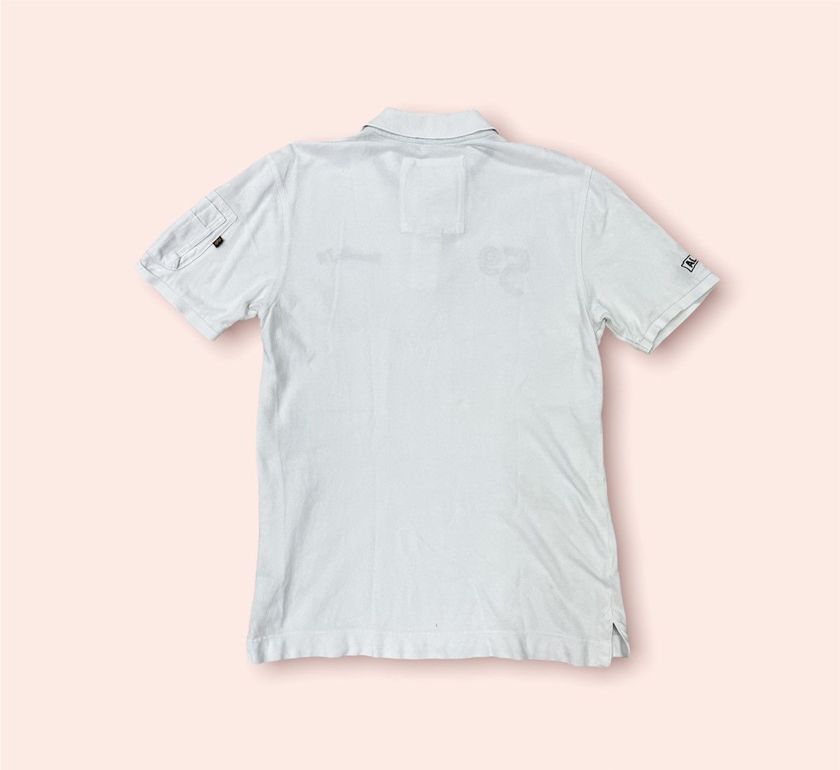 Alpha Industries × Aviator Nation × Vintage RARE VINTAGE ALPHA INDUSTRIES POLO SHIRT Size US XL / EU 56 / 4 - 8 Thumbnail