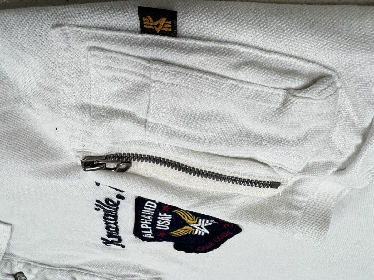 Alpha Industries × Aviator Nation × Vintage RARE VINTAGE ALPHA INDUSTRIES POLO SHIRT Size US XL / EU 56 / 4 - 14 Thumbnail