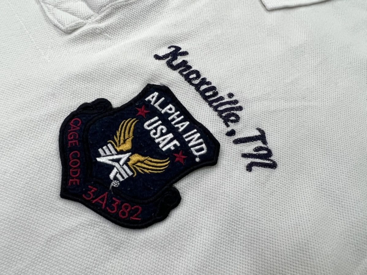 Alpha Industries × Aviator Nation × Vintage RARE VINTAGE ALPHA INDUSTRIES POLO SHIRT Size US XL / EU 56 / 4 - 16 Thumbnail
