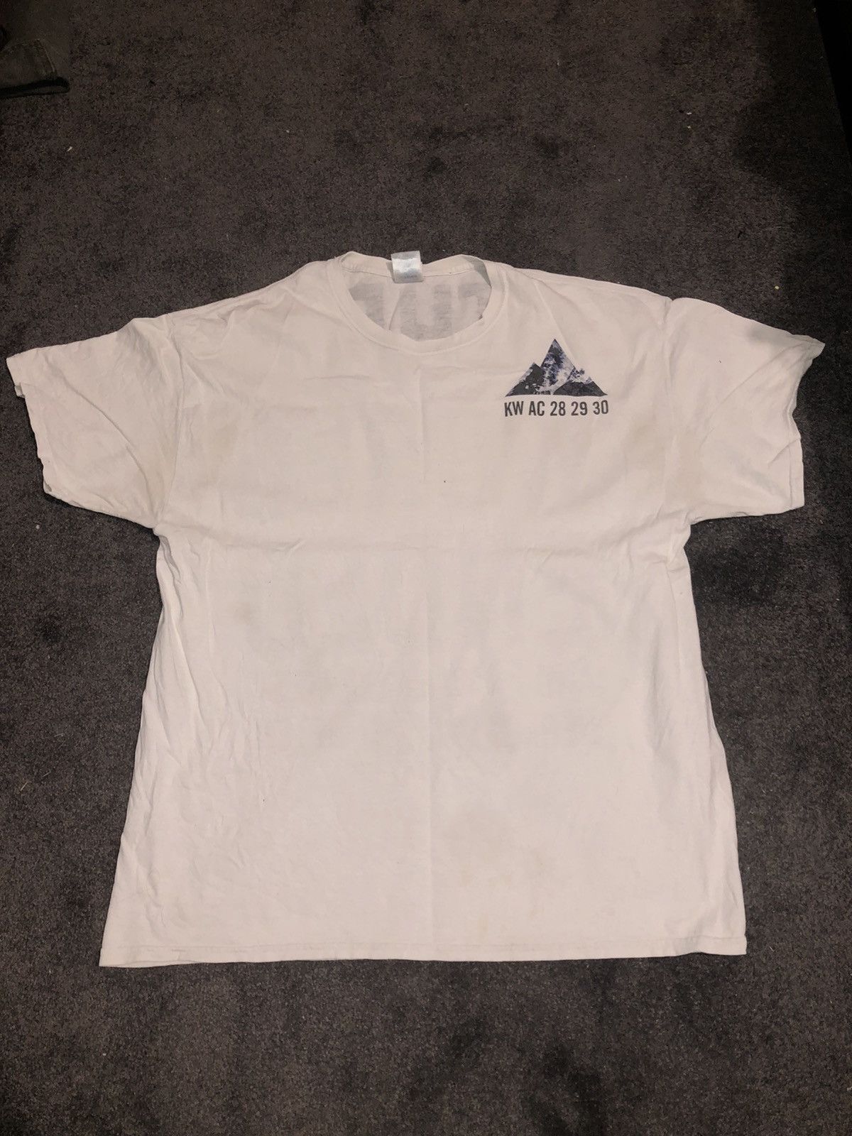 Band Tees Kanye West x Virgil Abloh The World Ended Merch T Shirt 