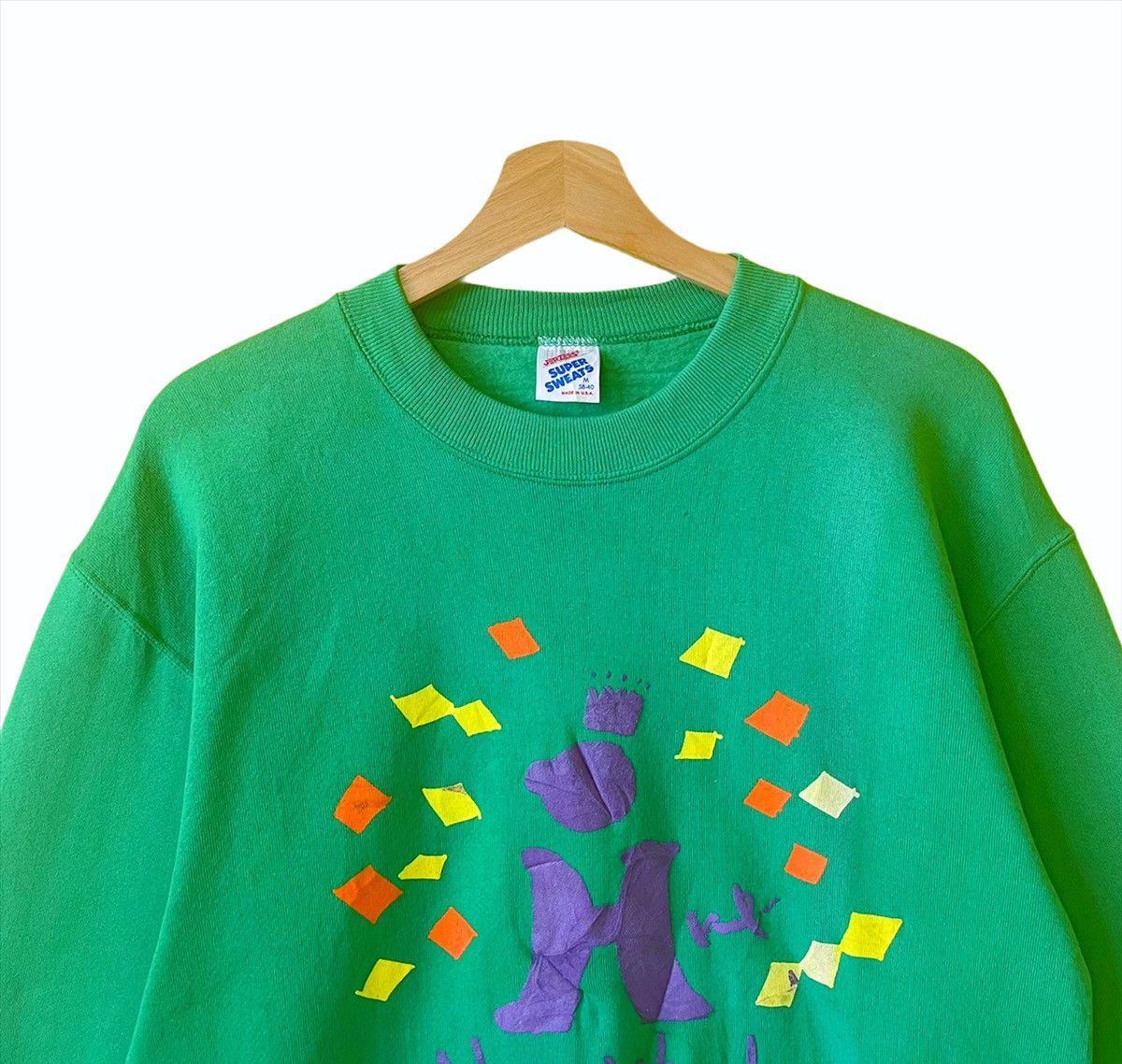 Vintage Vintage 90’s New Winds Big Logo Crewneck Sweatshirt Size M Size US M / EU 48-50 / 2 - 4 Thumbnail