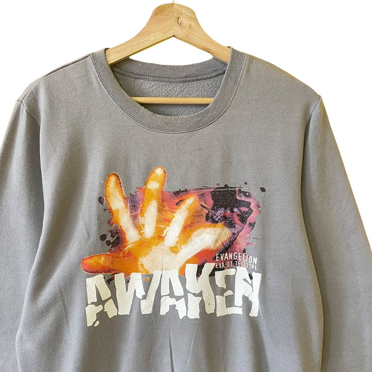 Anime × Japanese Brand Evangelion Awaken Big Logo Size M Size US M / EU 48-50 / 2 - 5 Thumbnail