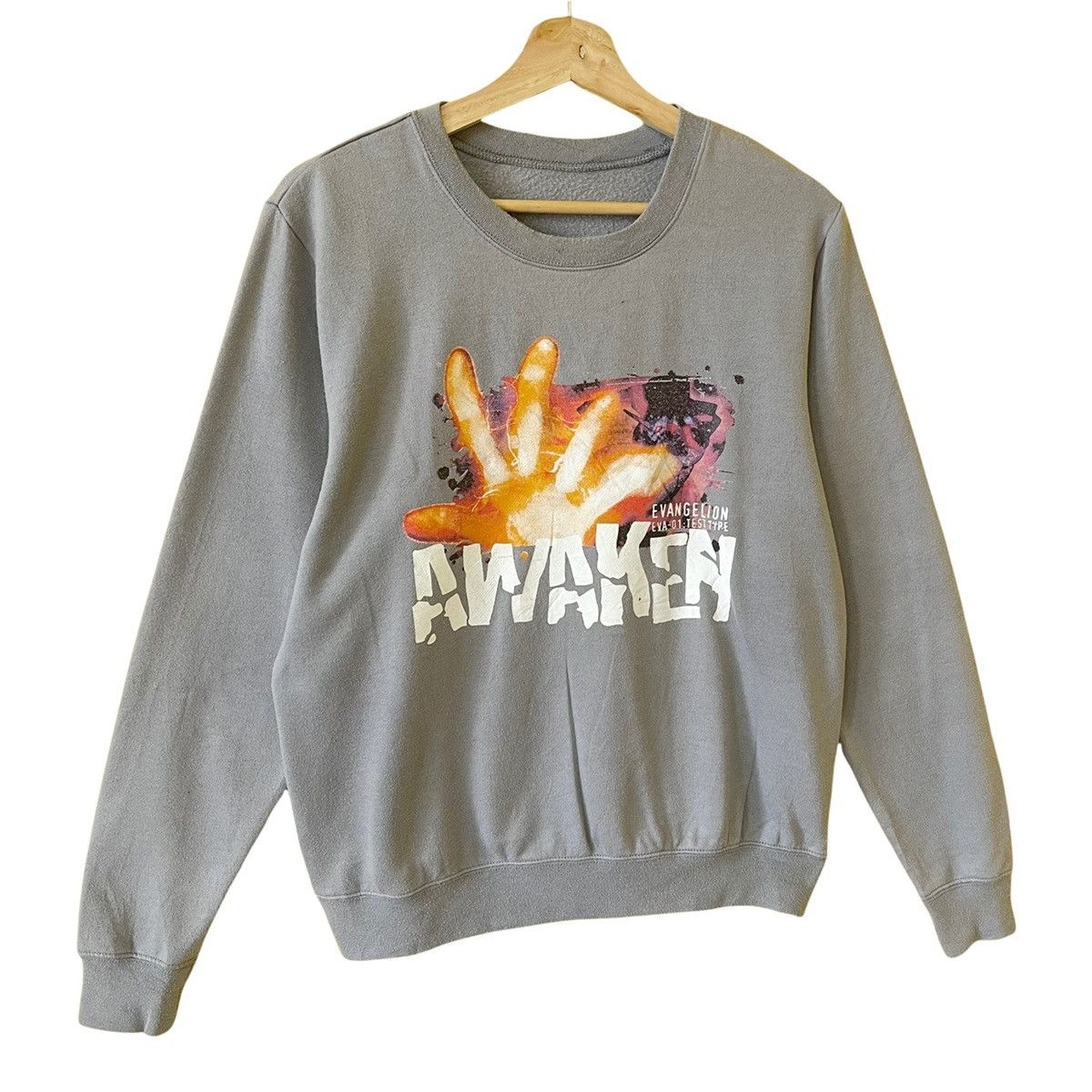 Anime × Japanese Brand Evangelion Awaken Big Logo Size M Size US M / EU 48-50 / 2 - 2 Thumbnail