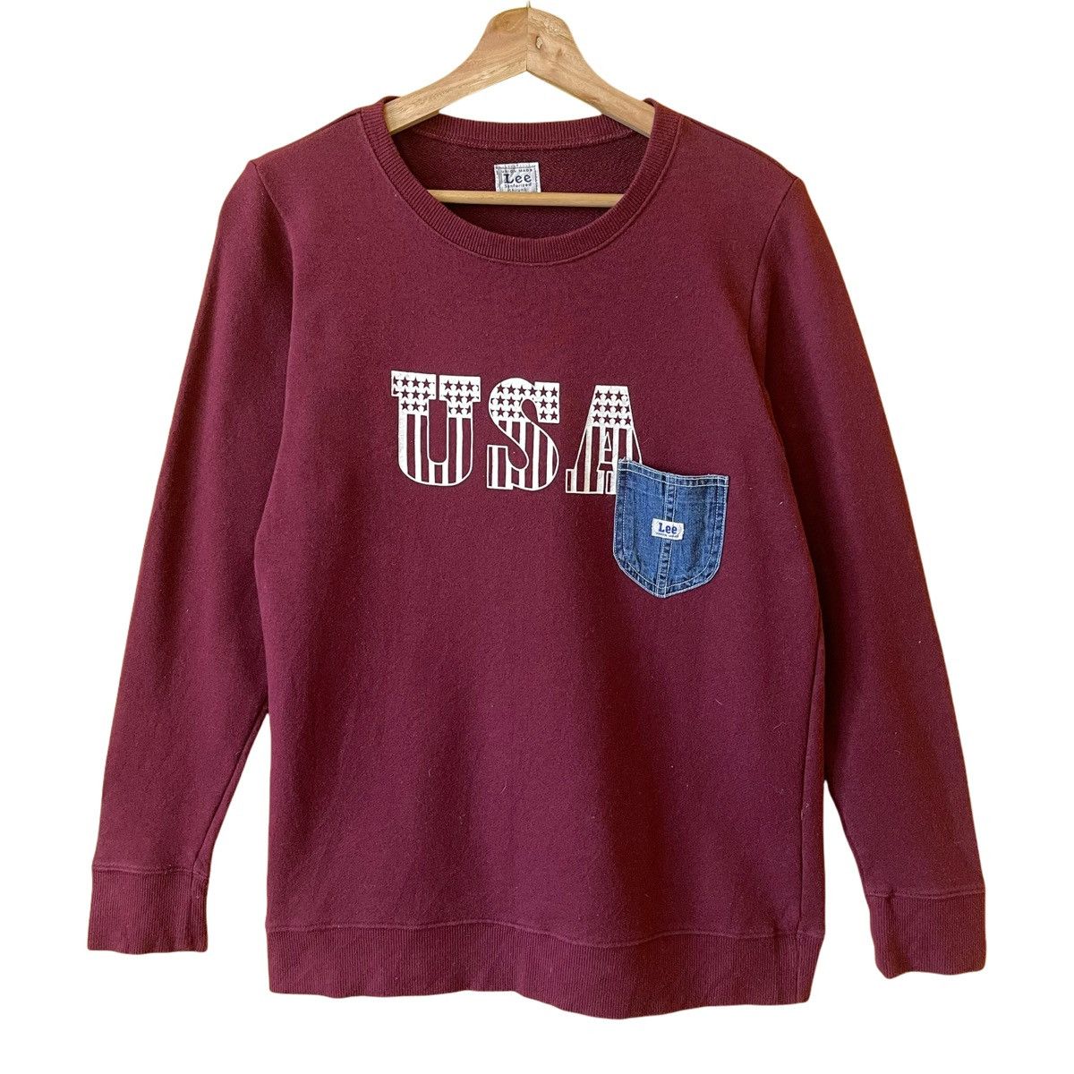 Lee 90s Lee Usa Crewneck Sweatshirt Size S Size US S / EU 44-46 / 1 - 3 Thumbnail