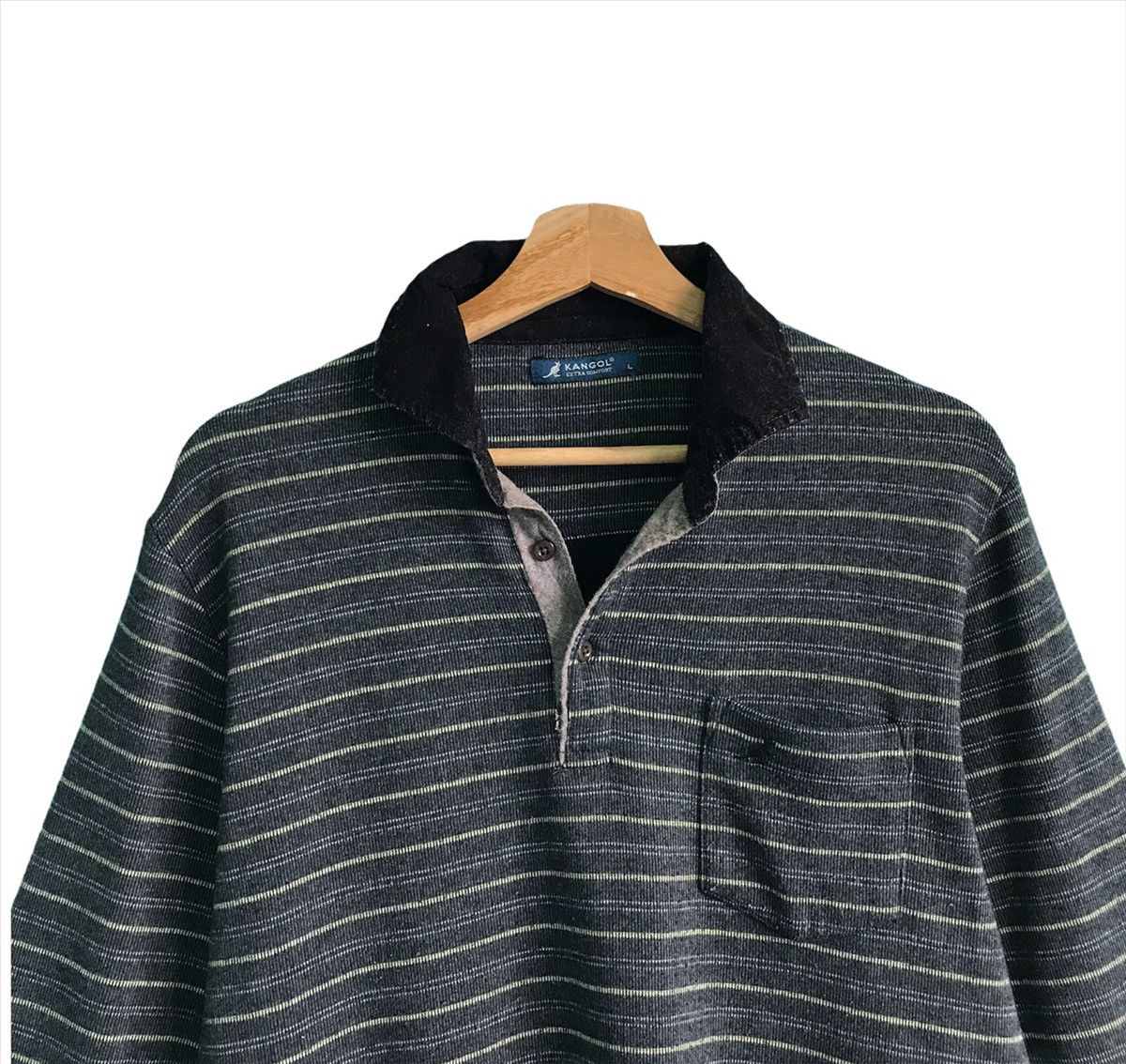 Vintage Kangol Single Pocket Collar Longsleeve Size M