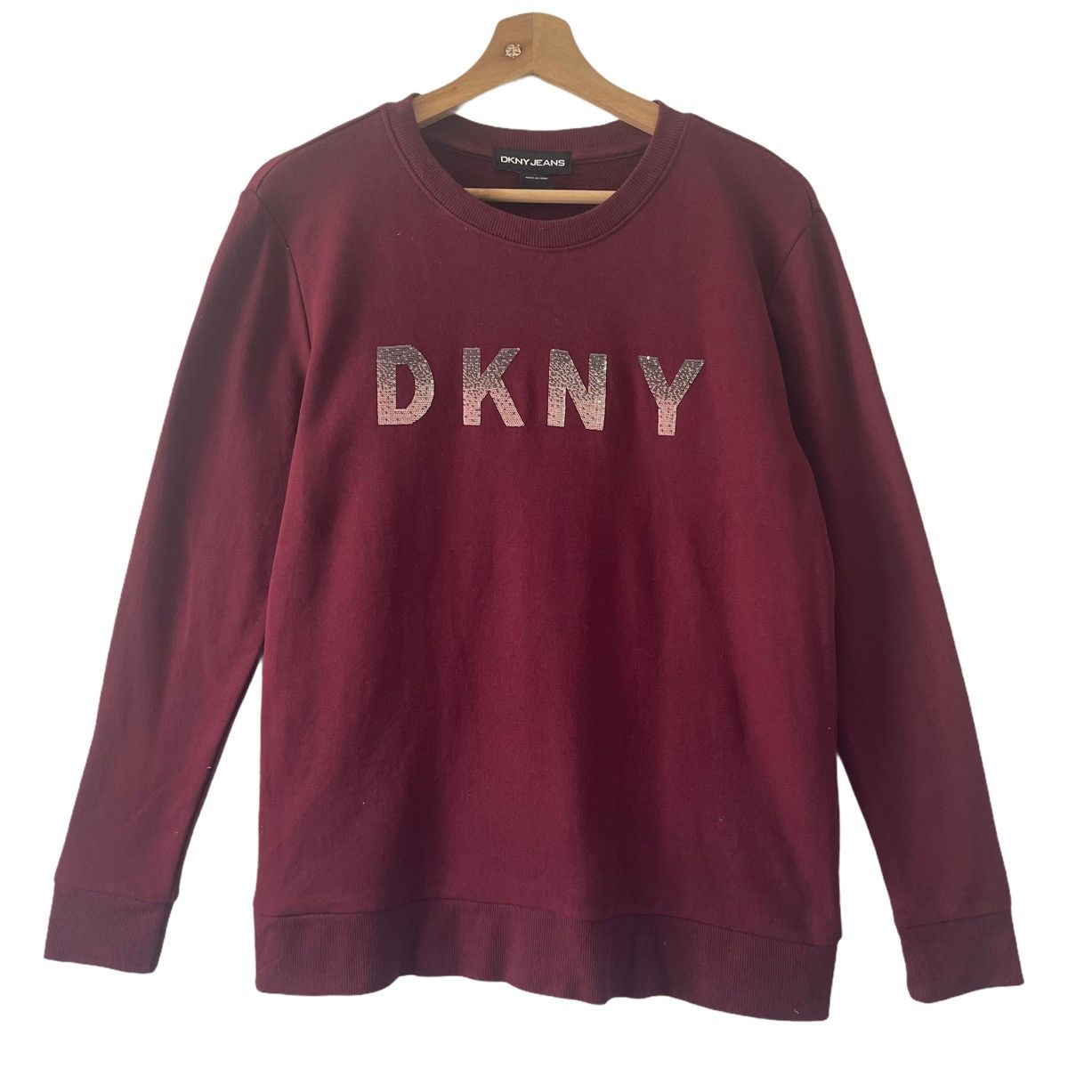 DKNY Vintage 90’s DKNY Crewneck Big Logo Sweatshirt Size M Size US M / EU 48-50 / 2 - 1 Thumbnail