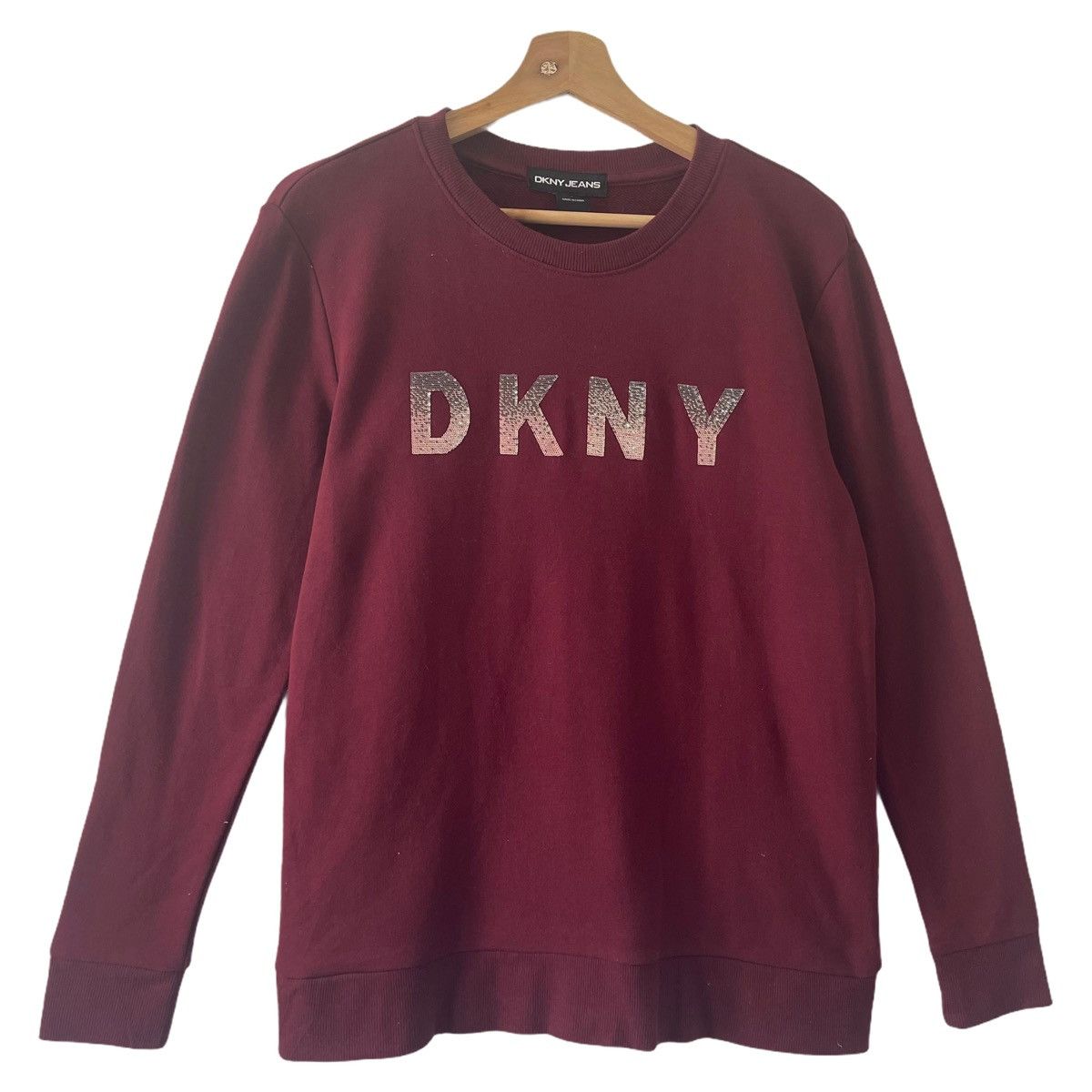 DKNY Vintage 90’s DKNY Crewneck Big Logo Sweatshirt Size M Size US M / EU 48-50 / 2 - 2 Thumbnail